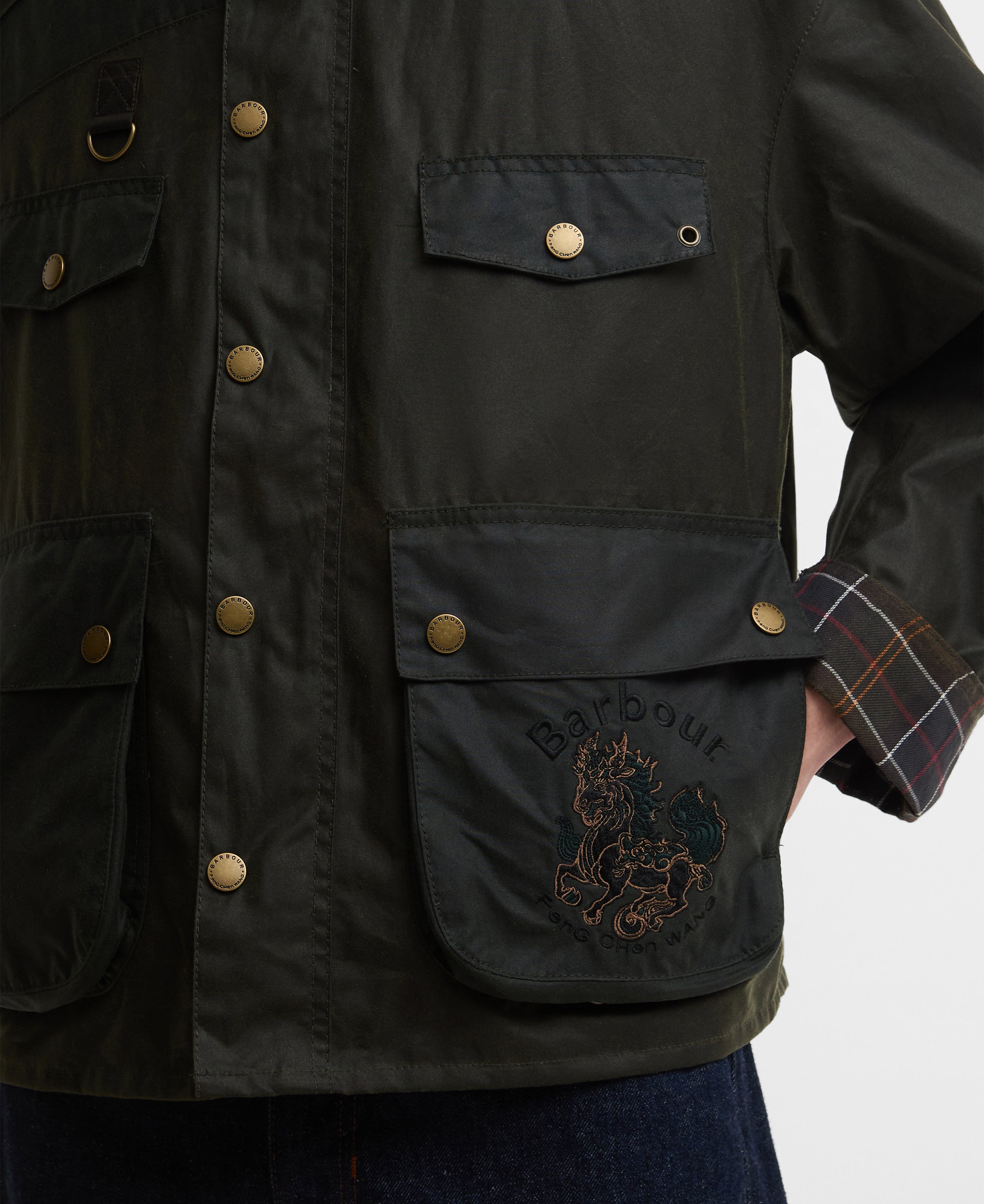 BARBOUR X FCW FENG PORTER WAX