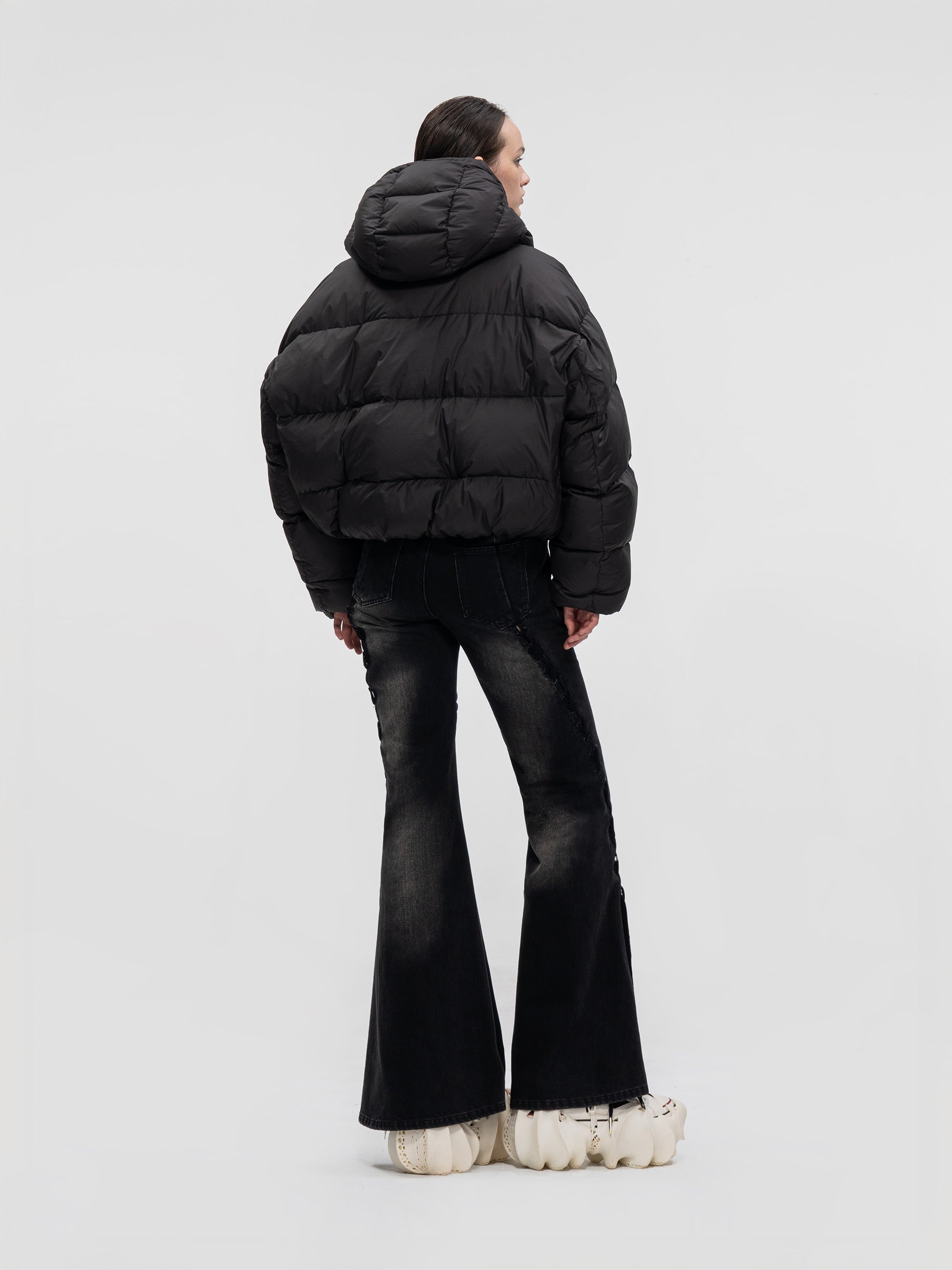 PLEATED DOWN JACKET