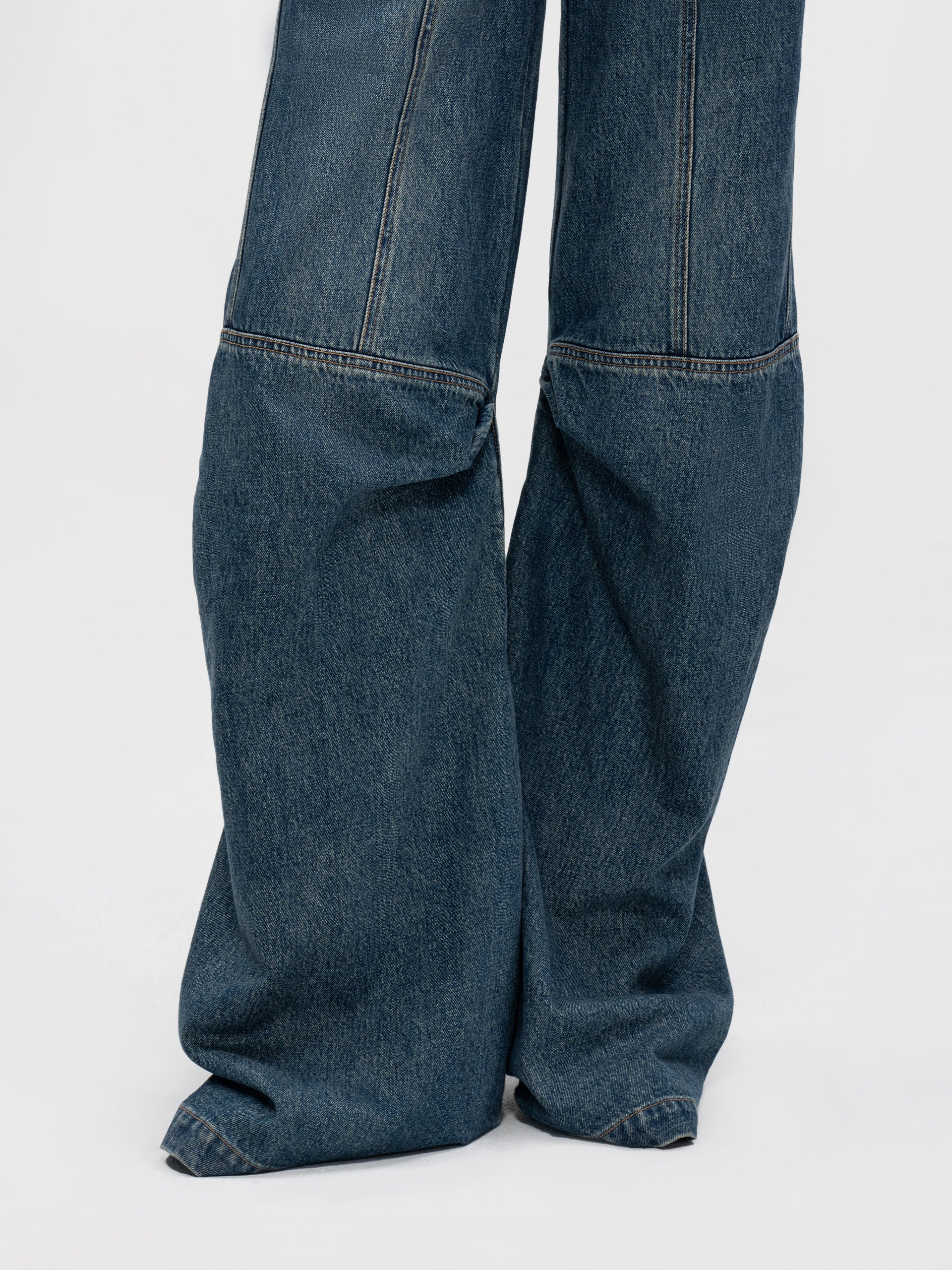 DRAPED CARGO DENIM