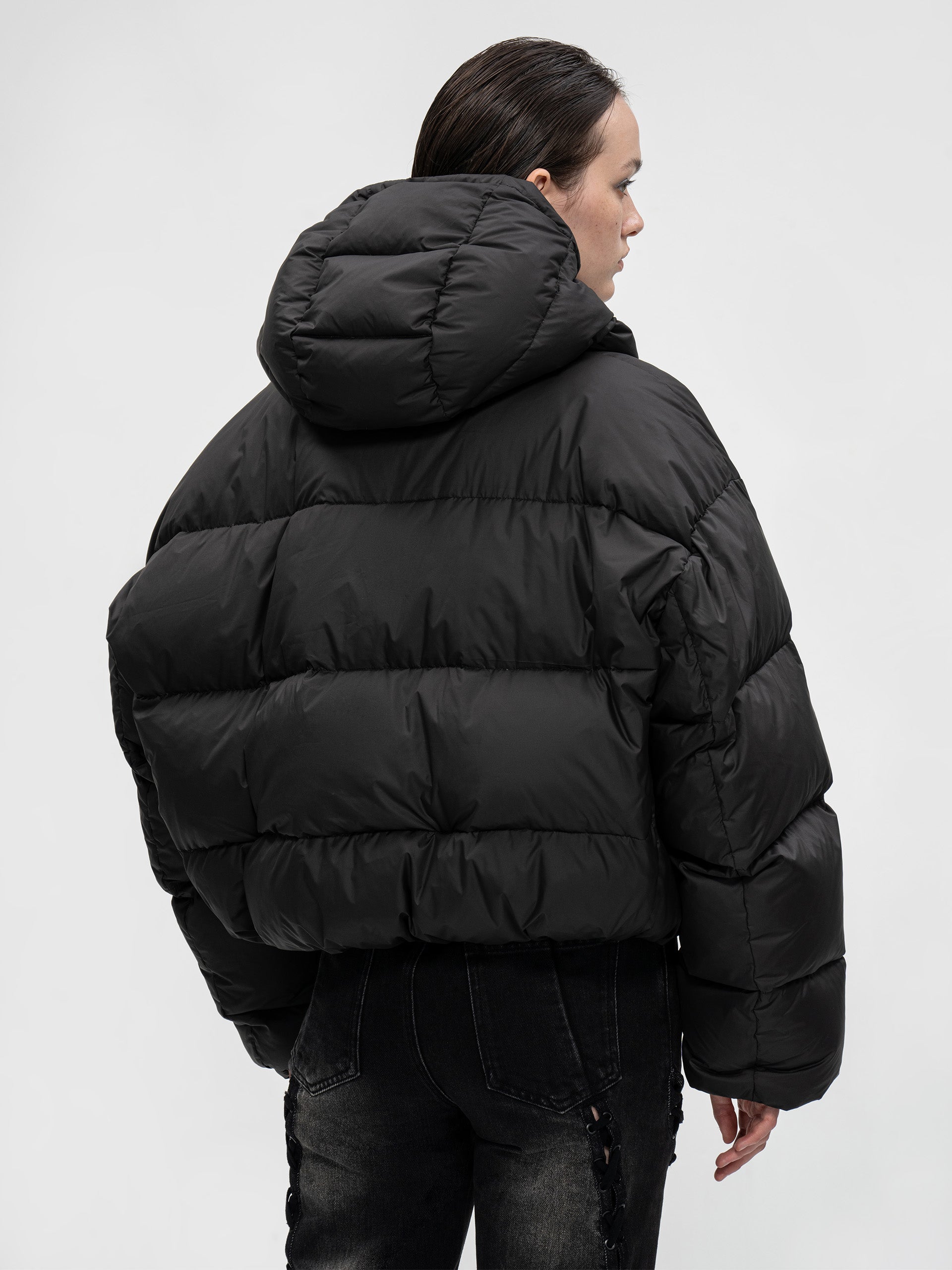 PLEATED DOWN JACKET