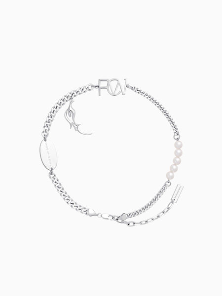 アクセサリー FENG CHEN WANG FCW pearl necklace silver FCW PEARL NECKLACE – Feng Chen Wang