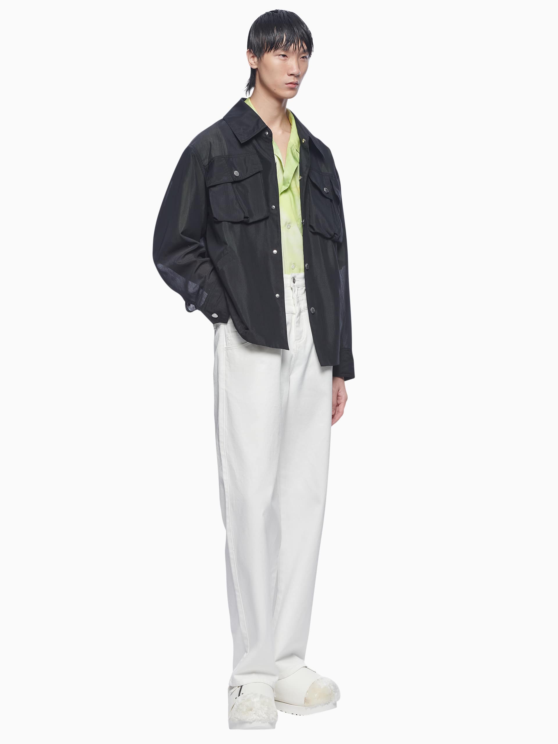SEMI TRANSPARENT JACKET - Feng Chen Wang