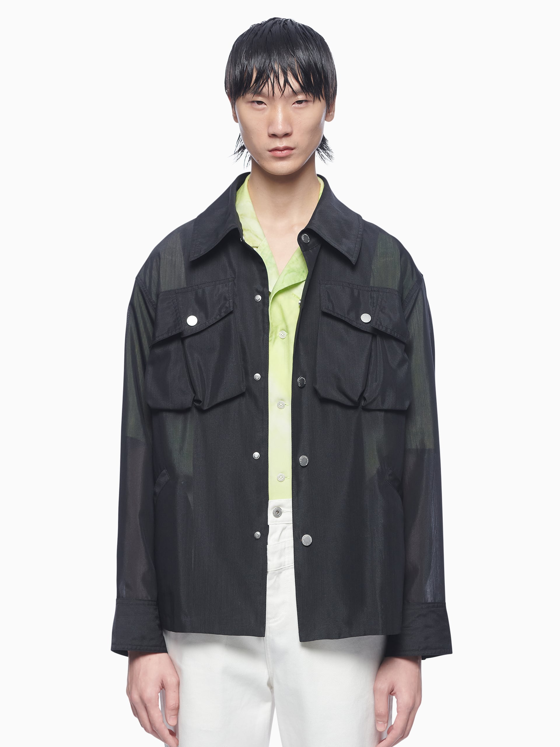 SEMI TRANSPARENT JACKET - Feng Chen Wang