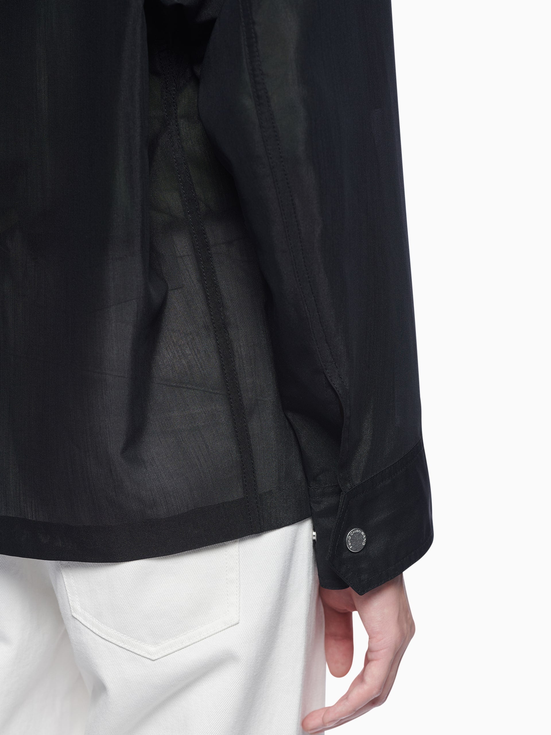 SEMI TRANSPARENT JACKET - Feng Chen Wang