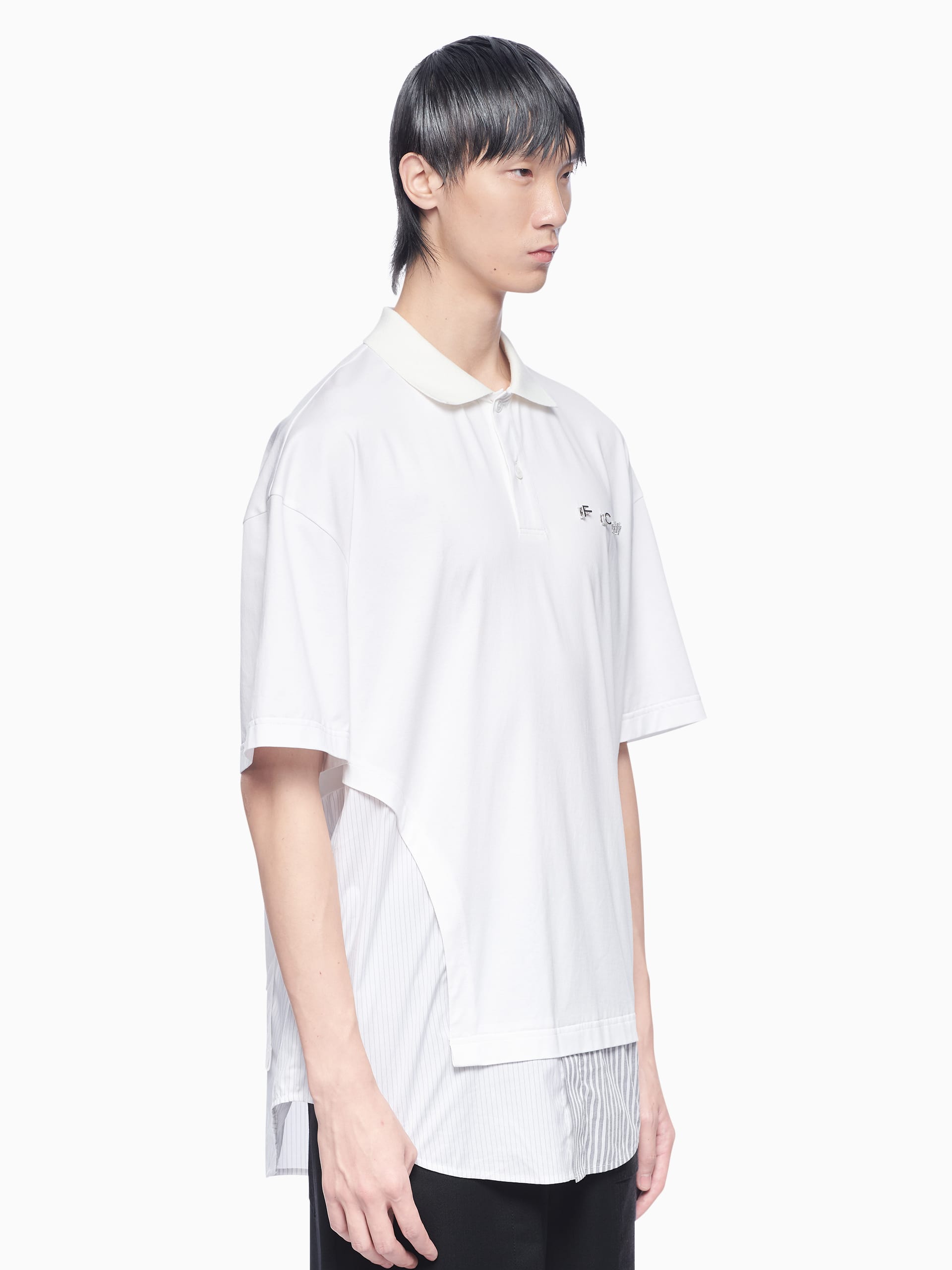 PANELLED POLO SHIRT
