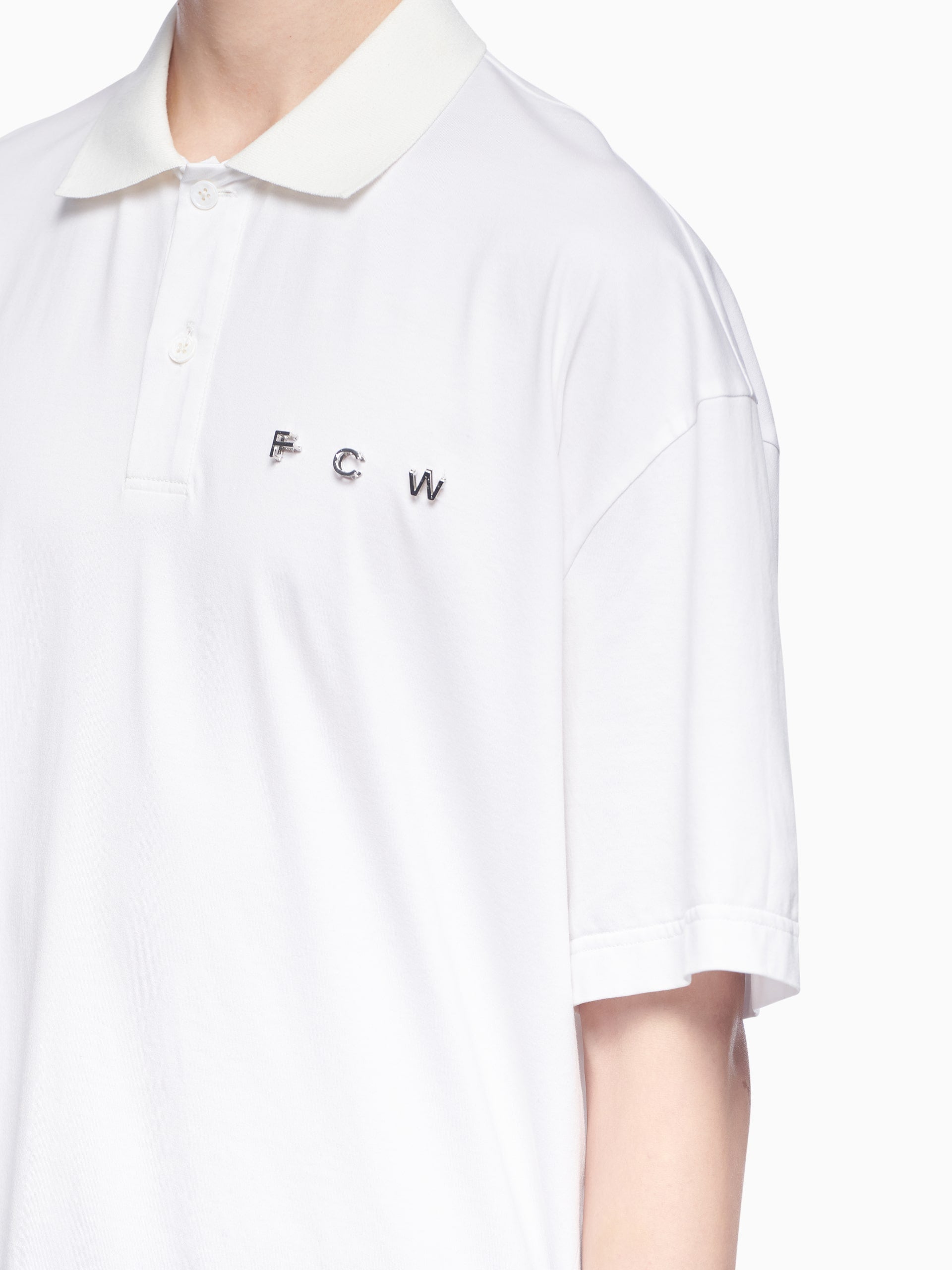 PANELLED POLO SHIRT