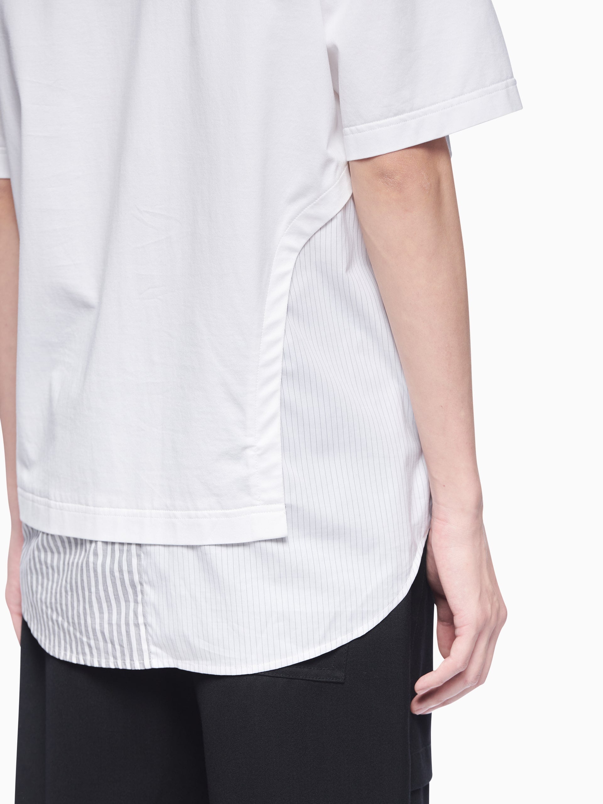 PANELLED POLO SHIRT