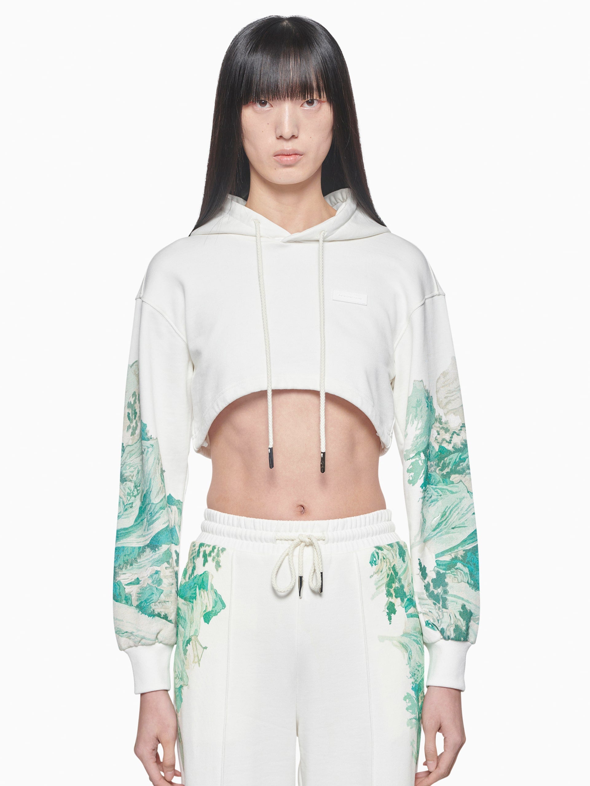 LANDSCAPE PRINT HOODIE