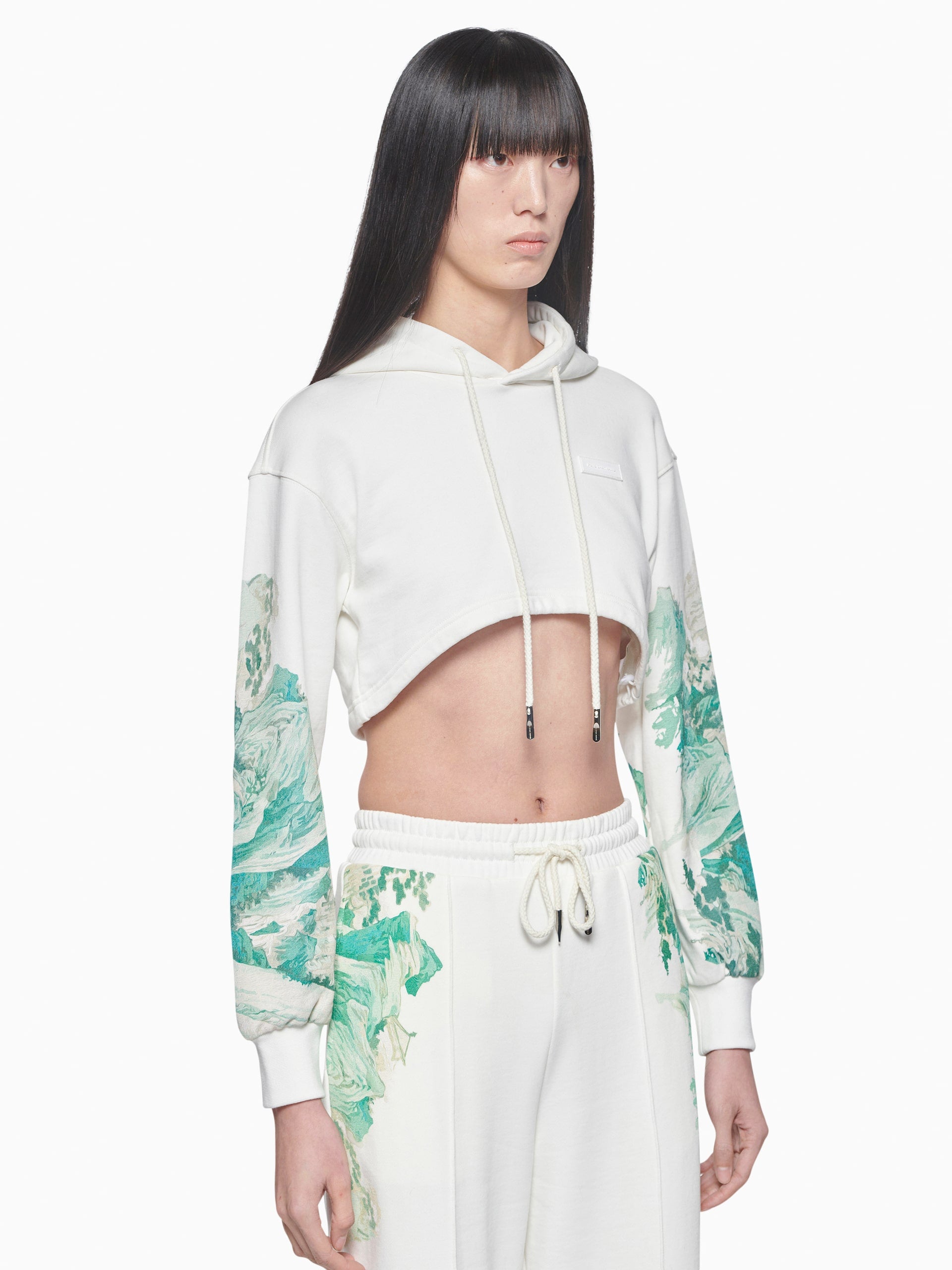 LANDSCAPE PRINT HOODIE