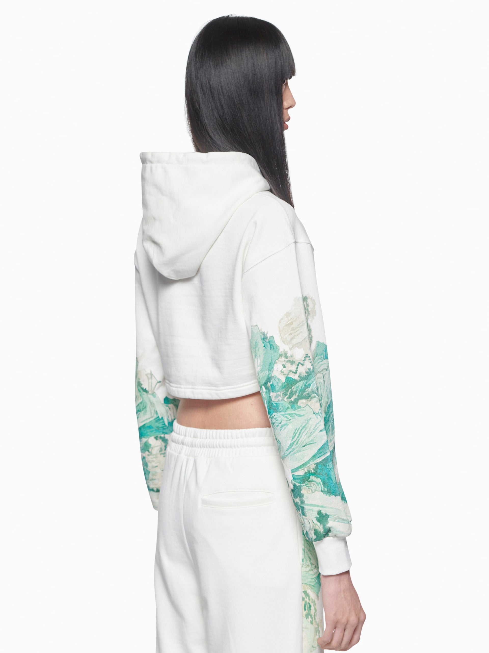 LANDSCAPE PRINT HOODIE