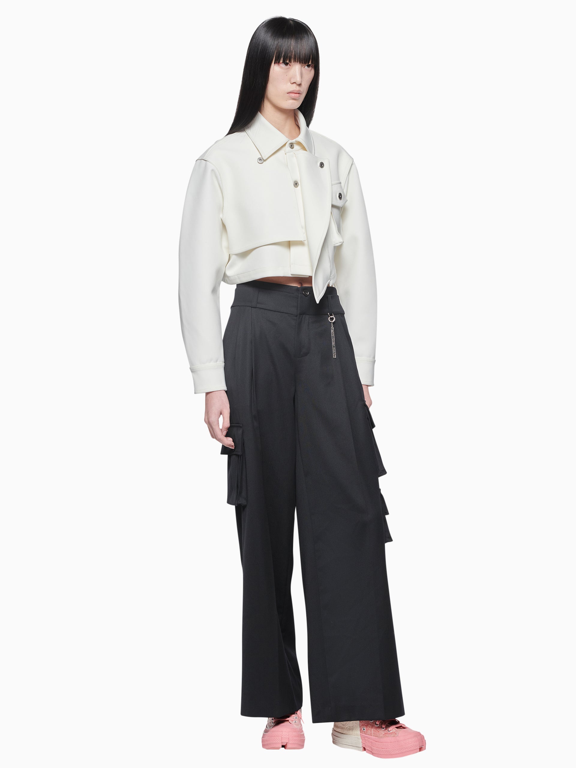 CROPPED LAYERED JACKET