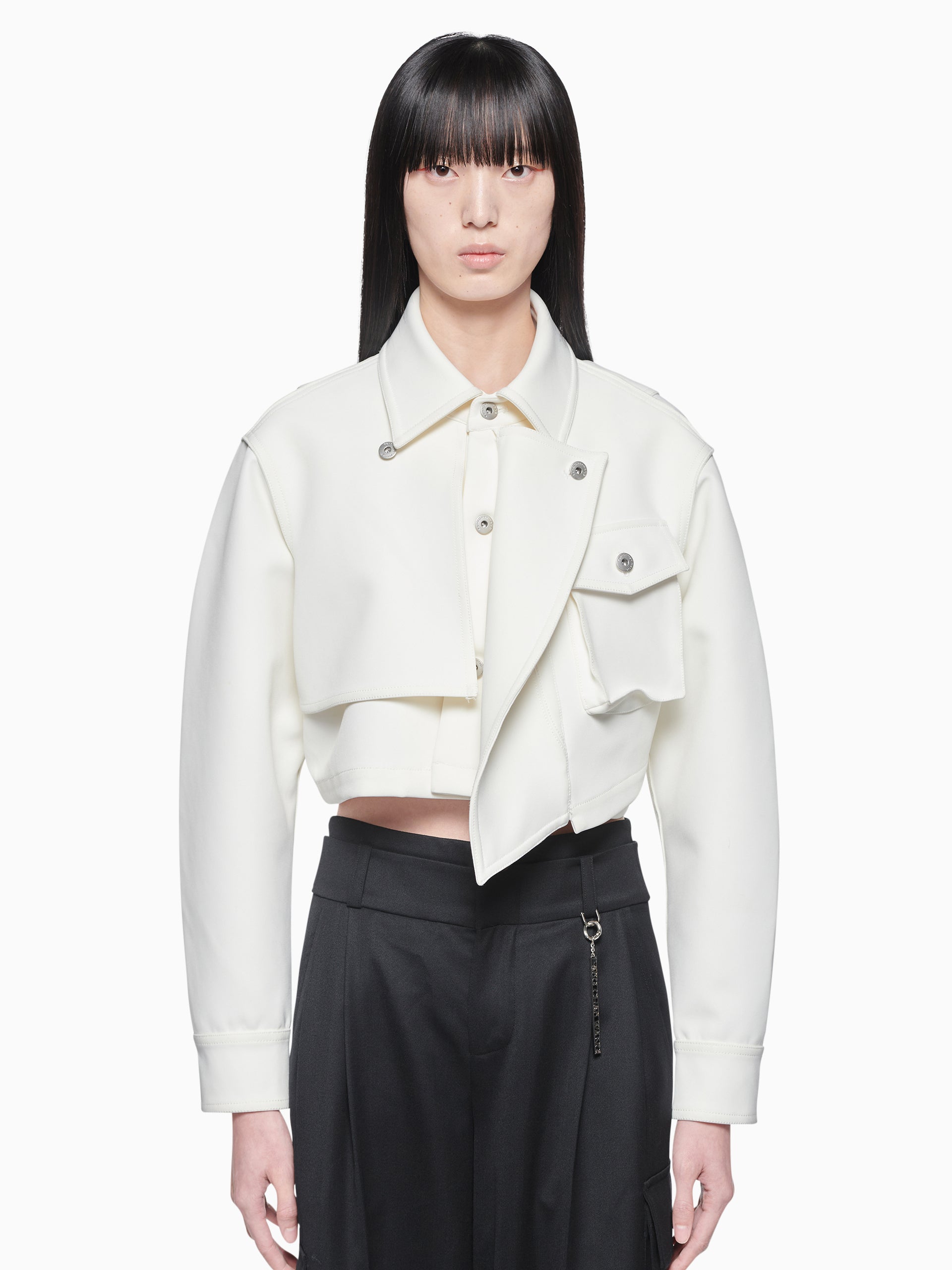 CROPPED LAYERED JACKET