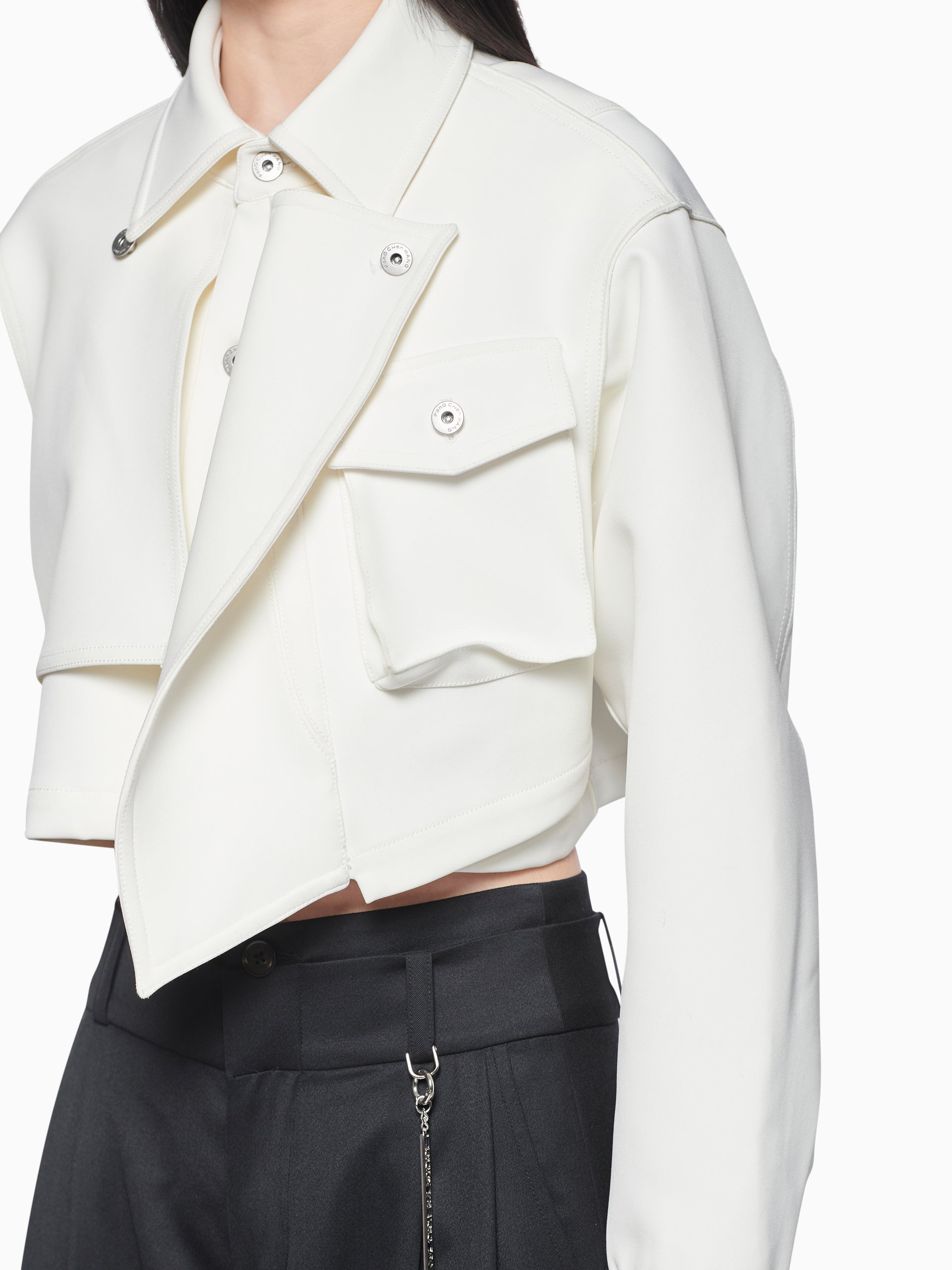 CROPPED LAYERED JACKET