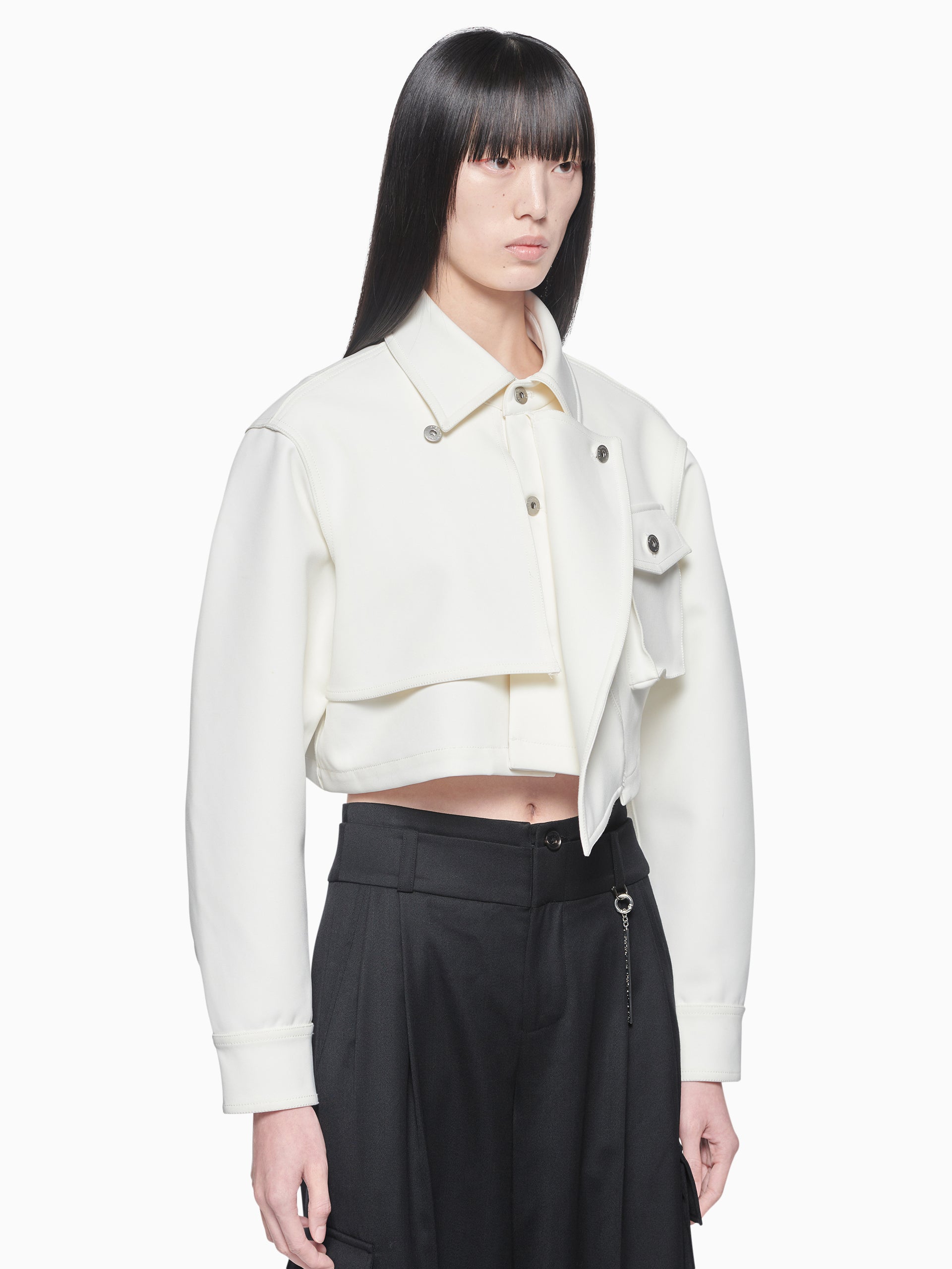 CROPPED LAYERED JACKET