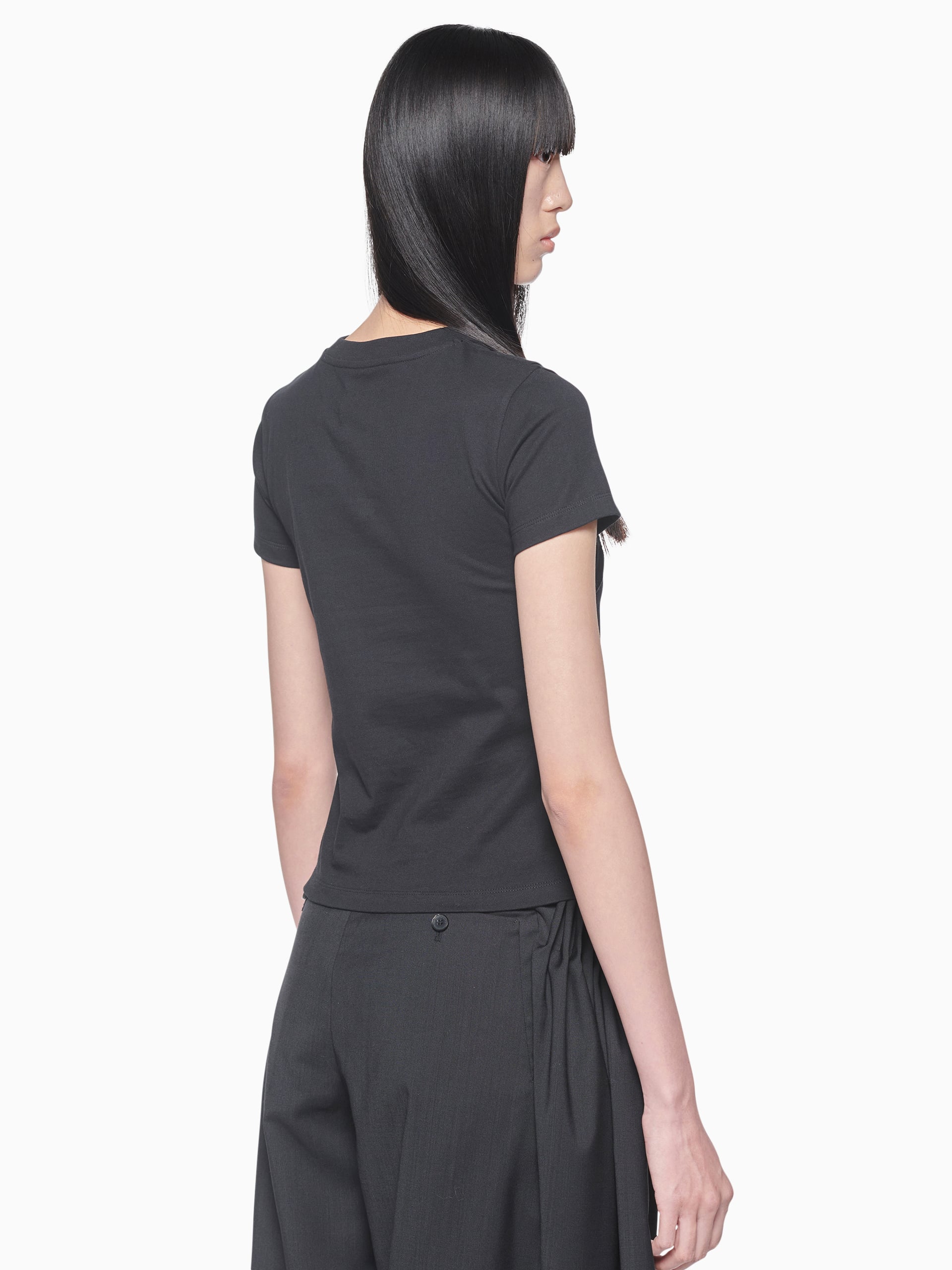 DOUBLE PANEL T-SHIRT BLACK