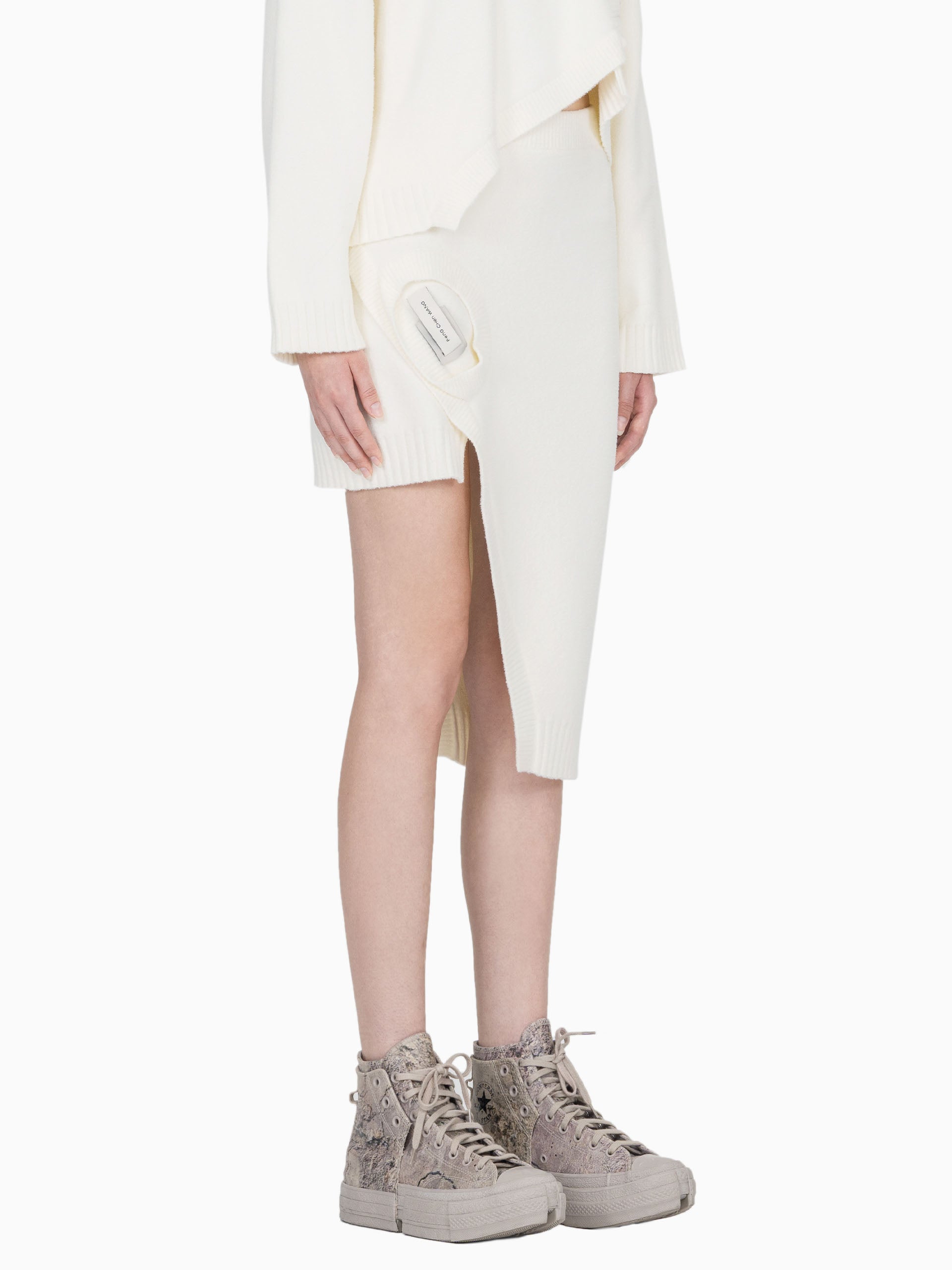 DECONSTRUCTED MINI SKIRT