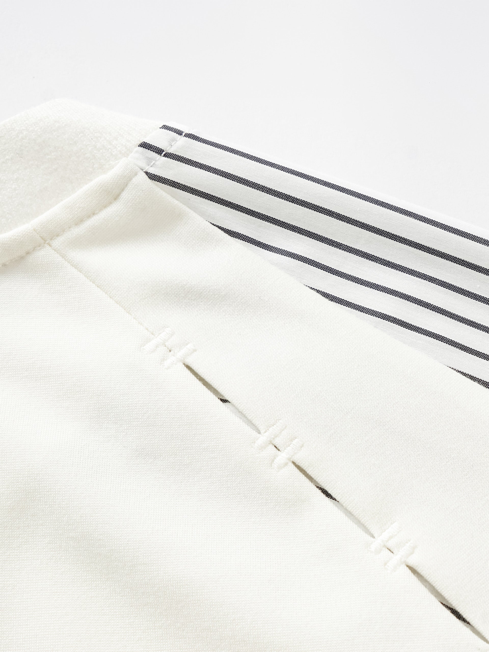 STRIPED PATCHWORK T-SHIRT - Feng Chen Wang