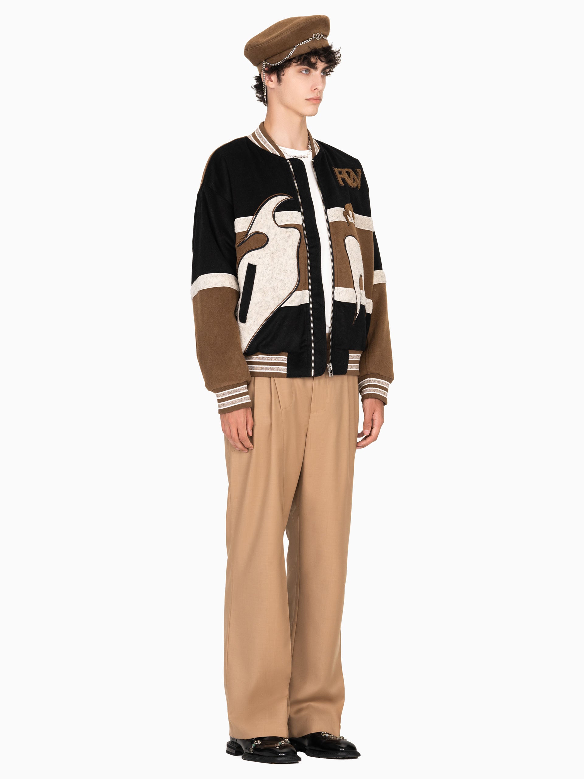 PHOENIX EMBROIDERED BOMBER JACKET