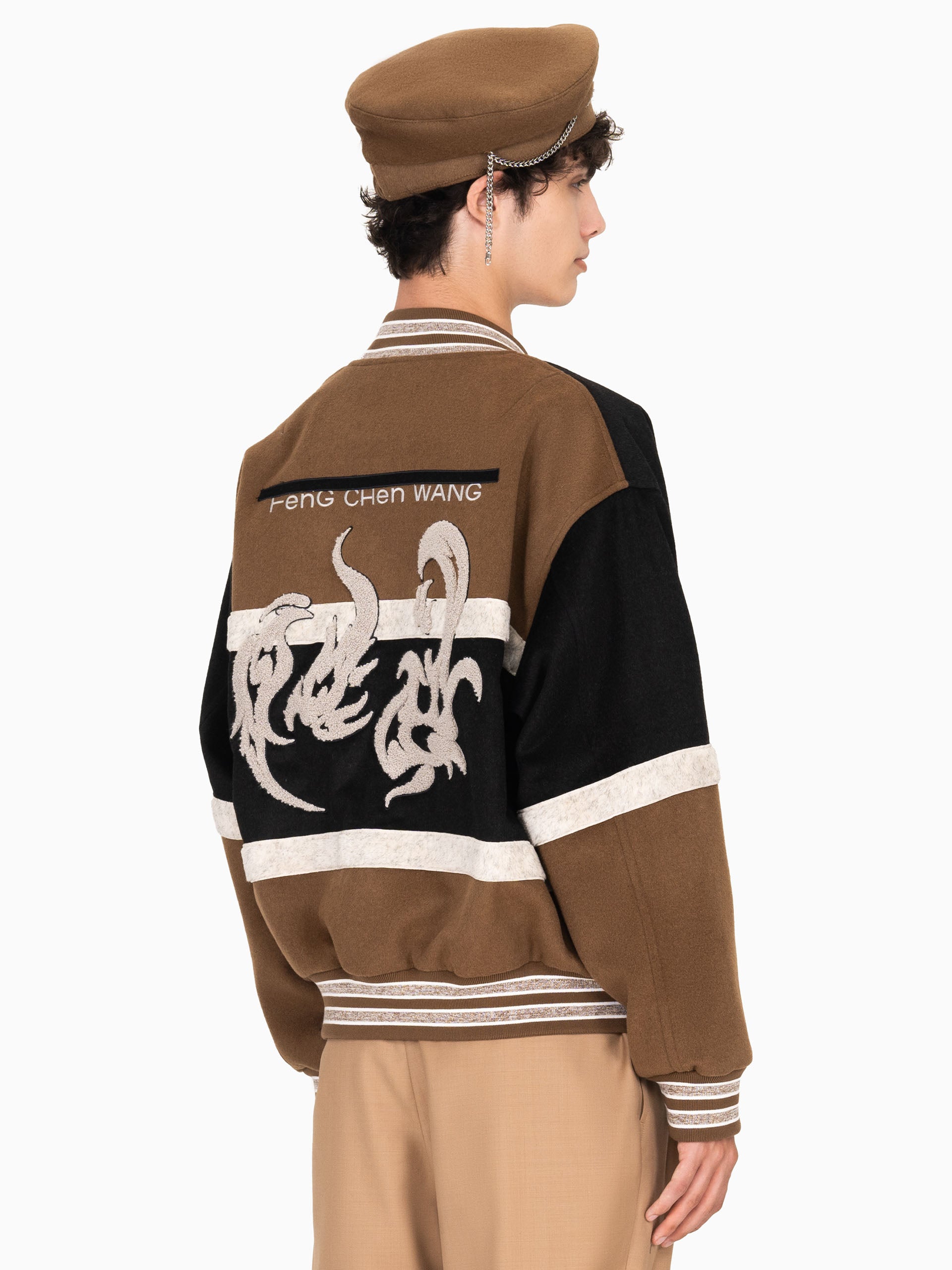 PHOENIX EMBROIDERED BOMBER JACKET