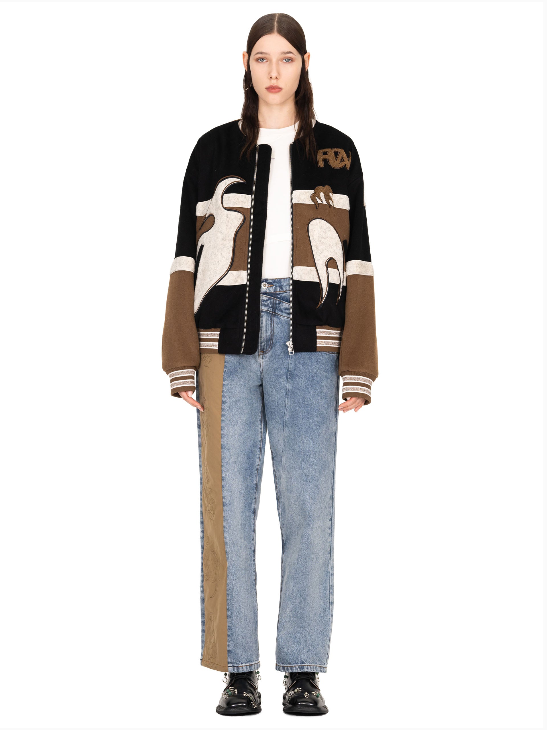 PHOENIX EMBROIDERED BOMBER JACKET