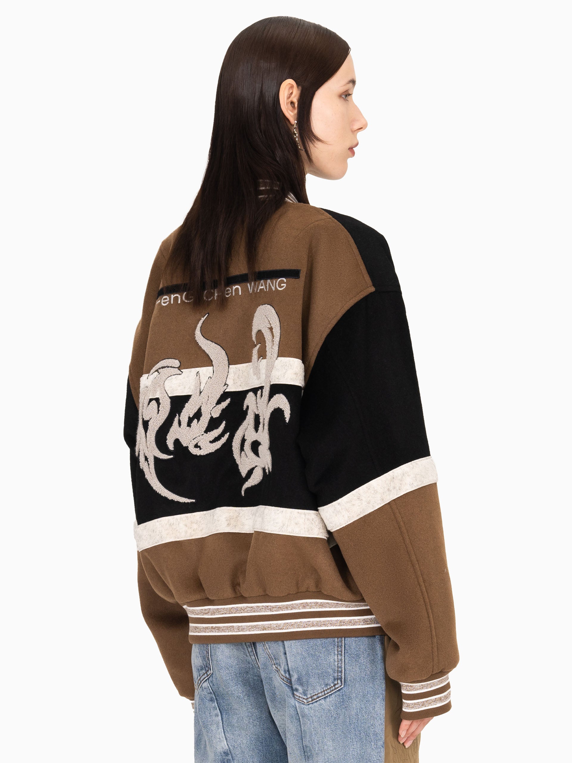 PHOENIX EMBROIDERED BOMBER JACKET