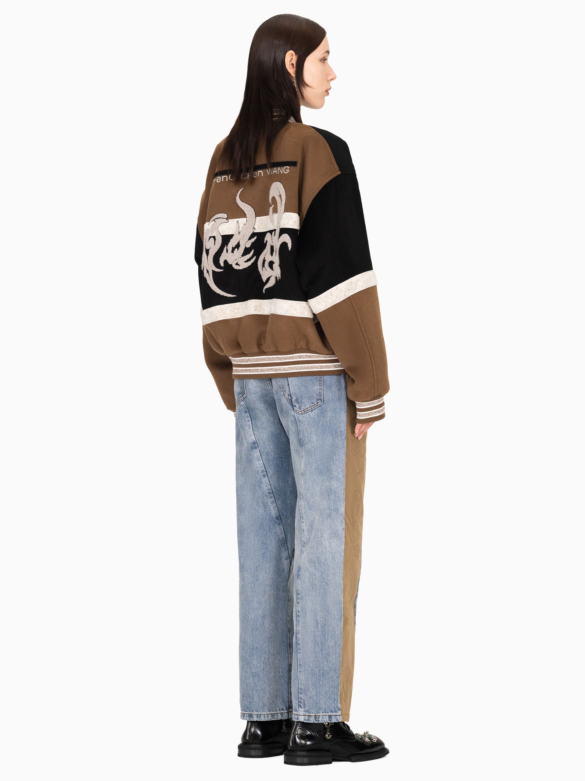 PHOENIX EMBROIDERED BOMBER JACKET