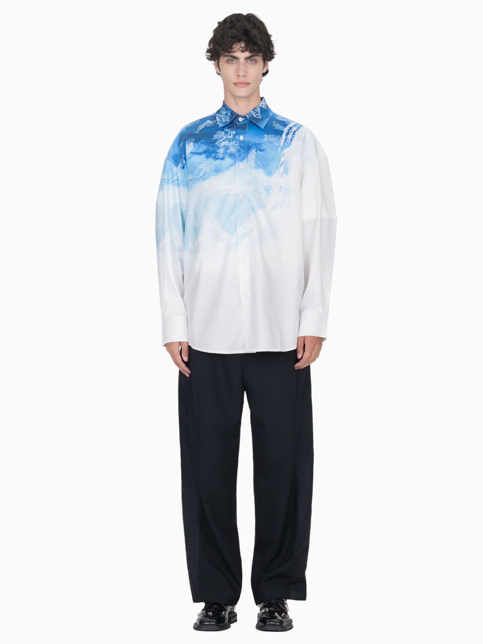 CHINESE PAINTING PRINT SHIRT