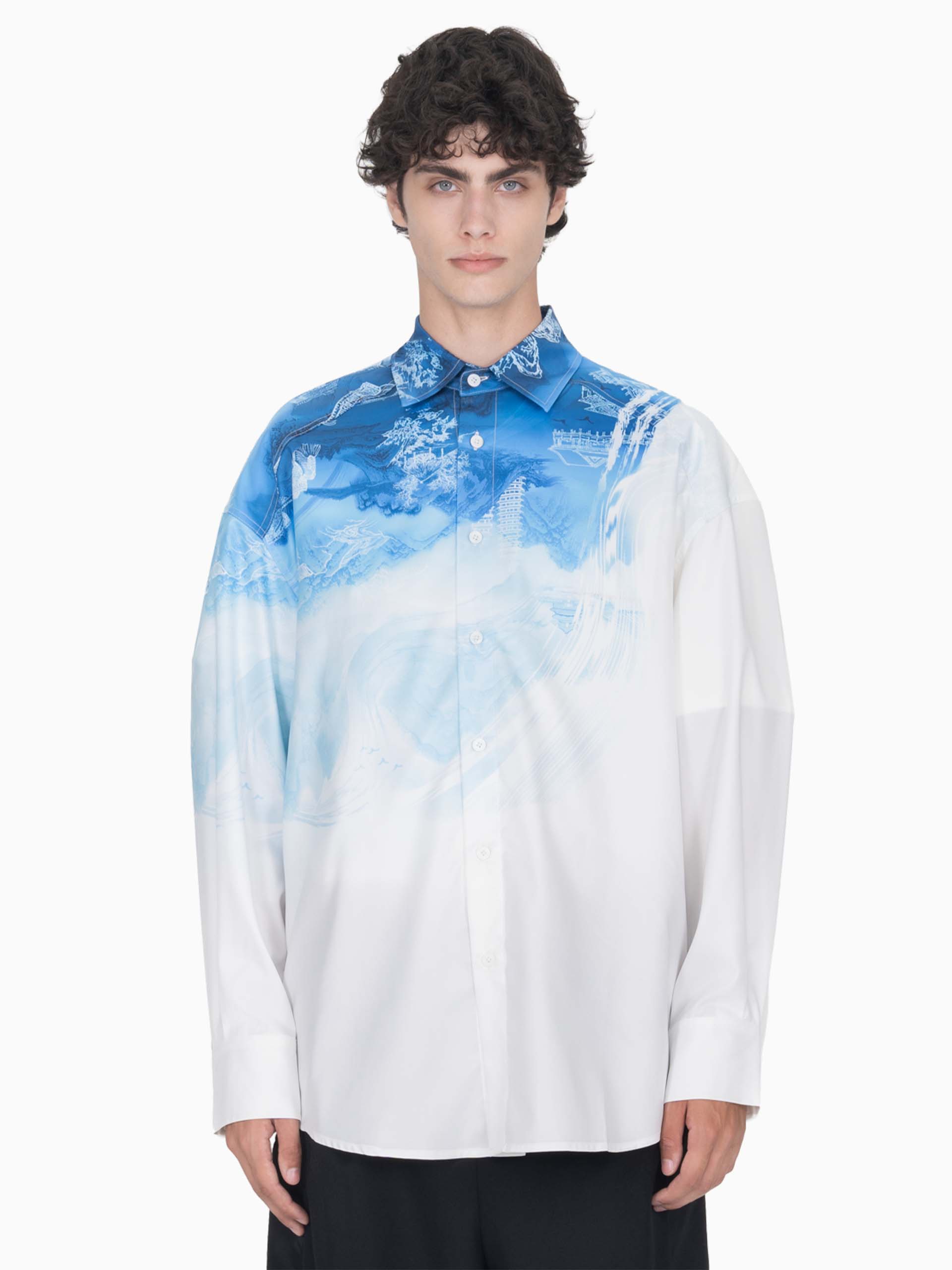 CHINESE PAINTING PRINT SHIRT