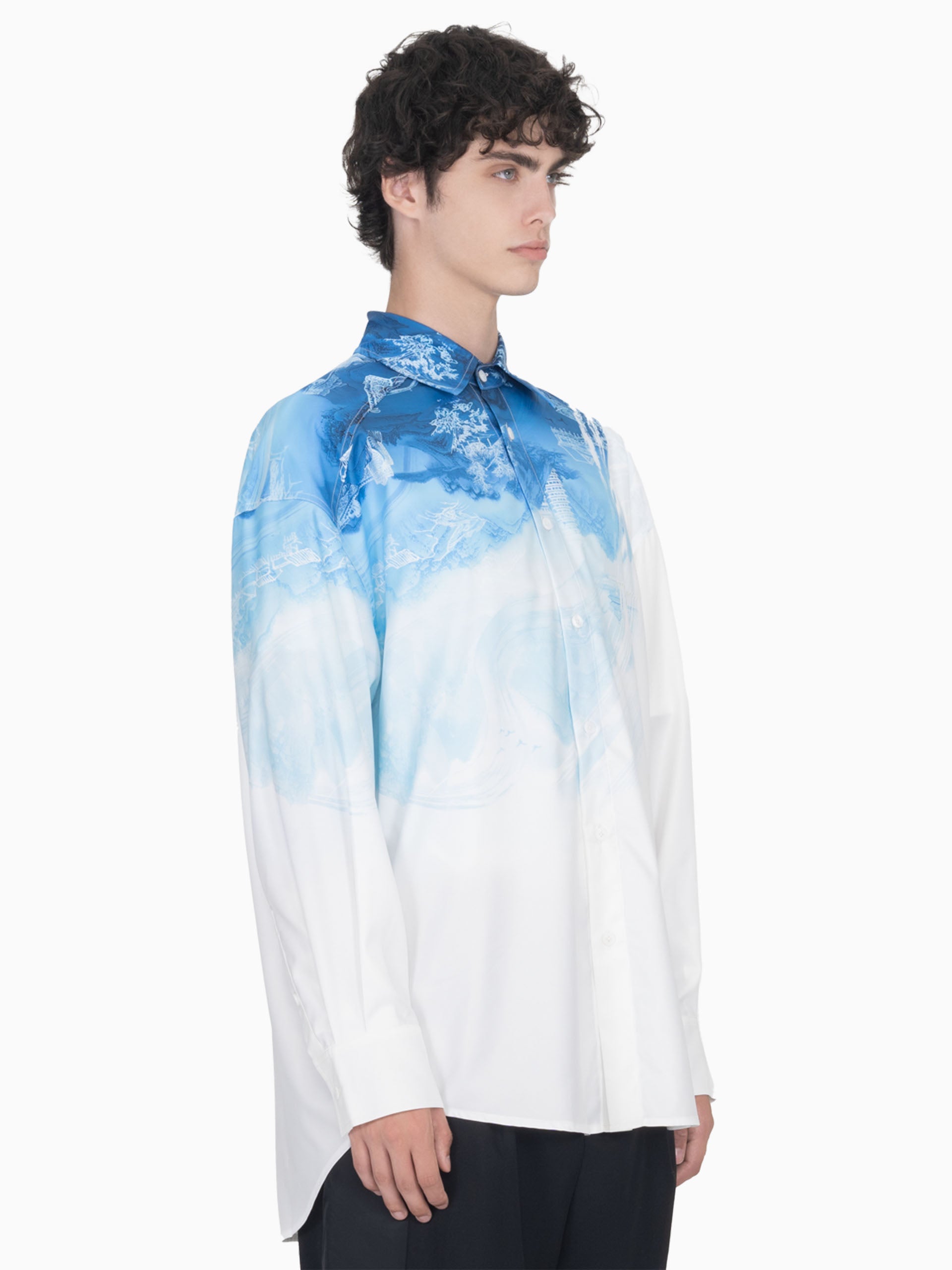 CHINESE PAINTING PRINT SHIRT