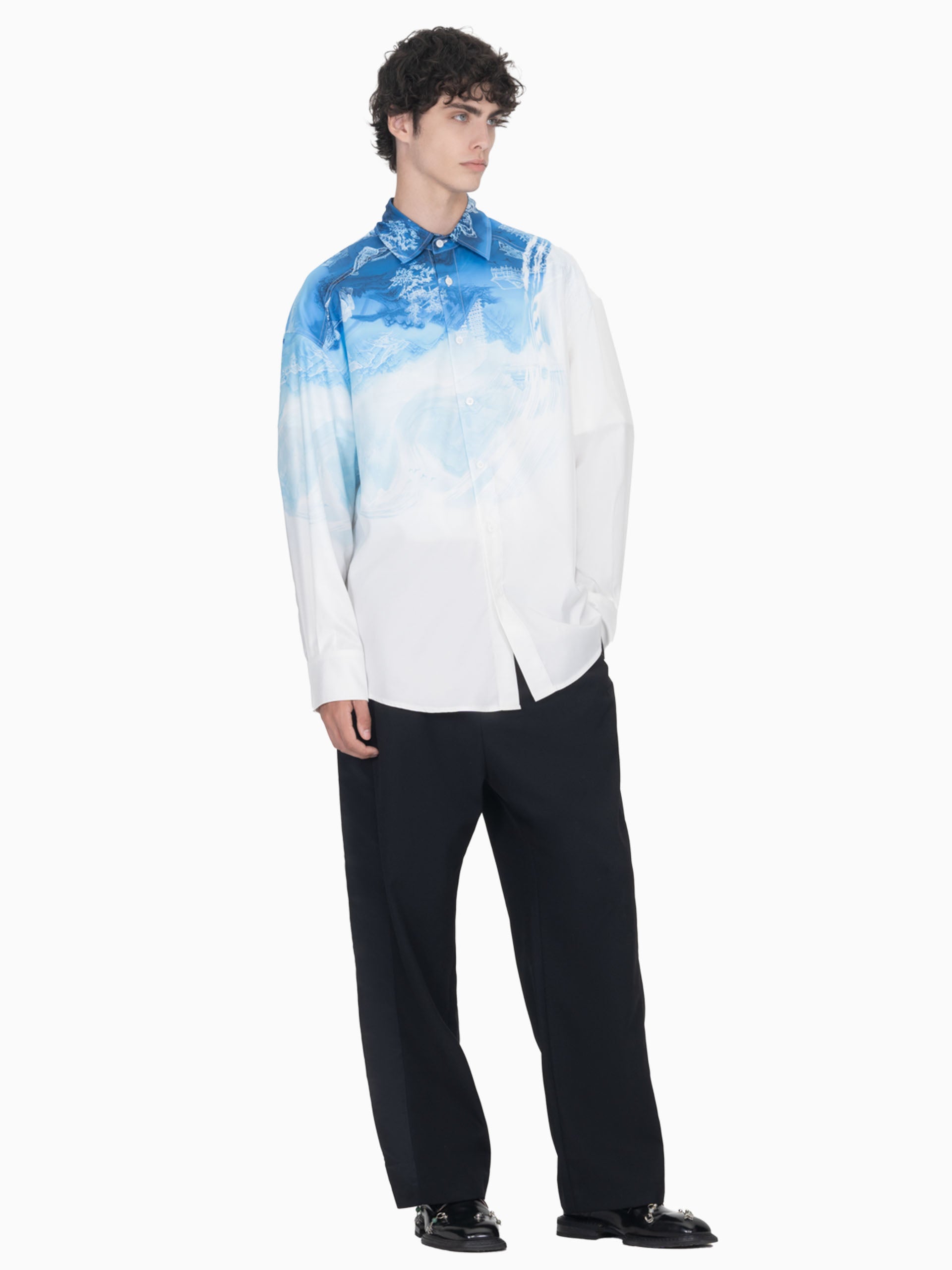 CHINESE PAINTING PRINT SHIRT