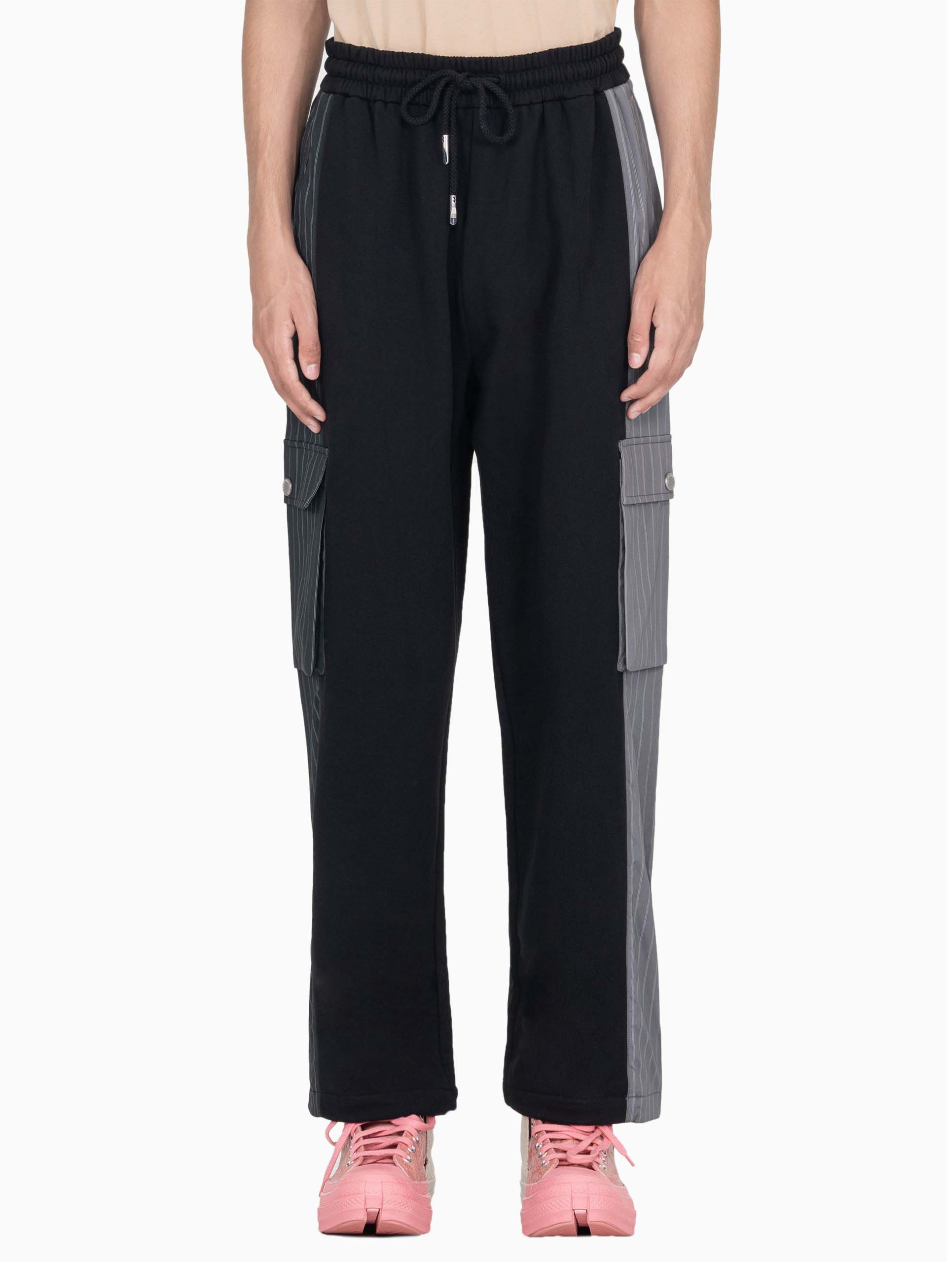 CONTRAST POCKET SWEATPANTS