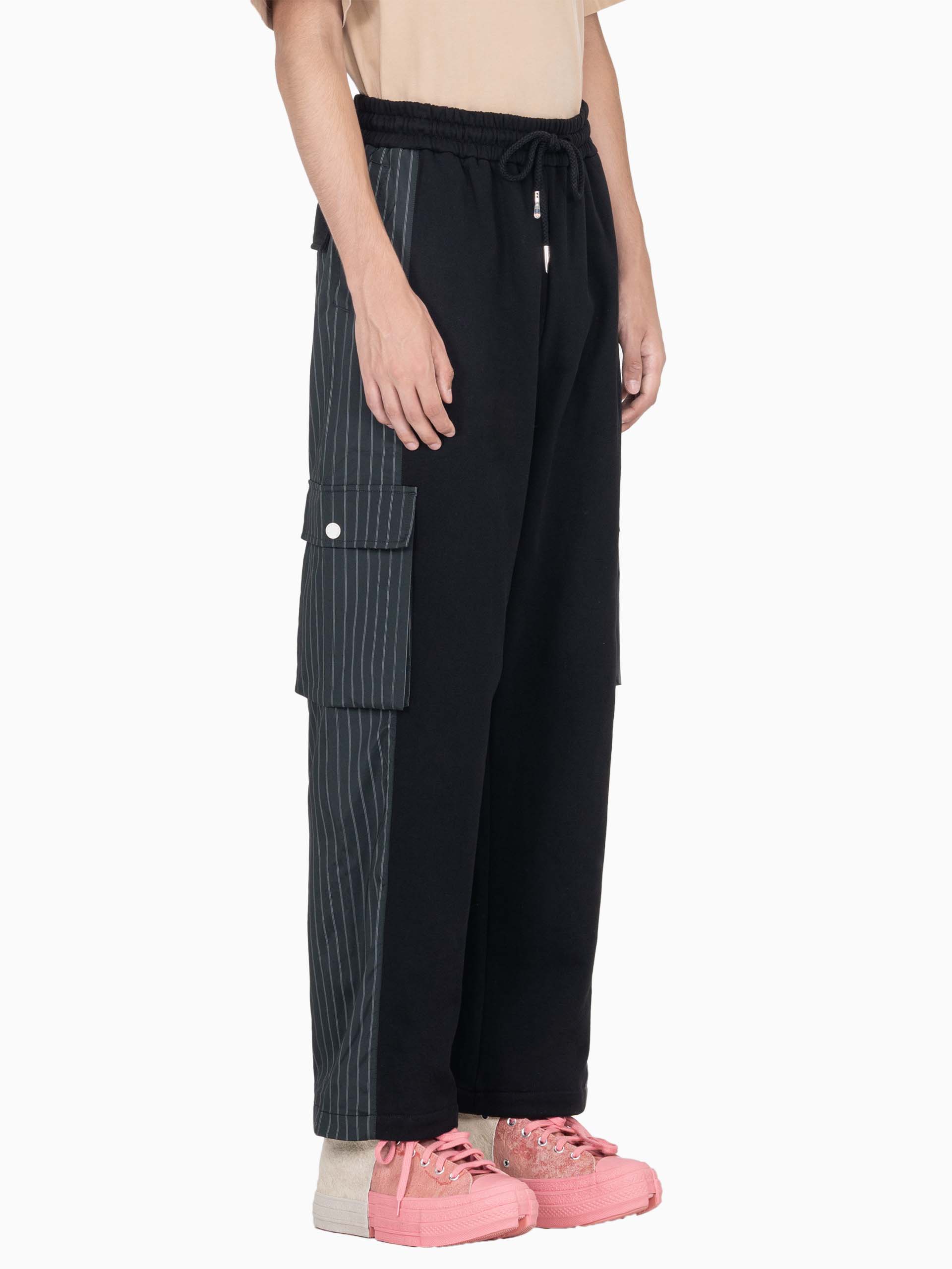 CONTRAST POCKET SWEATPANTS