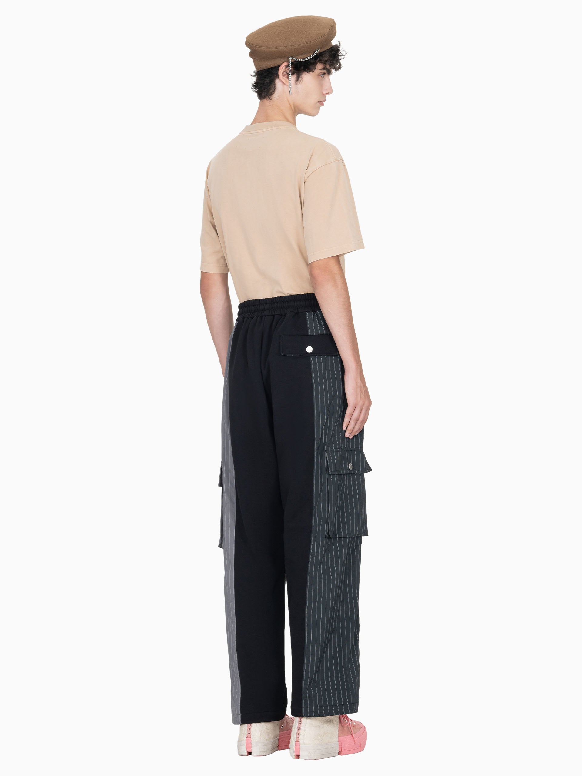 CONTRAST POCKET SWEATPANTS