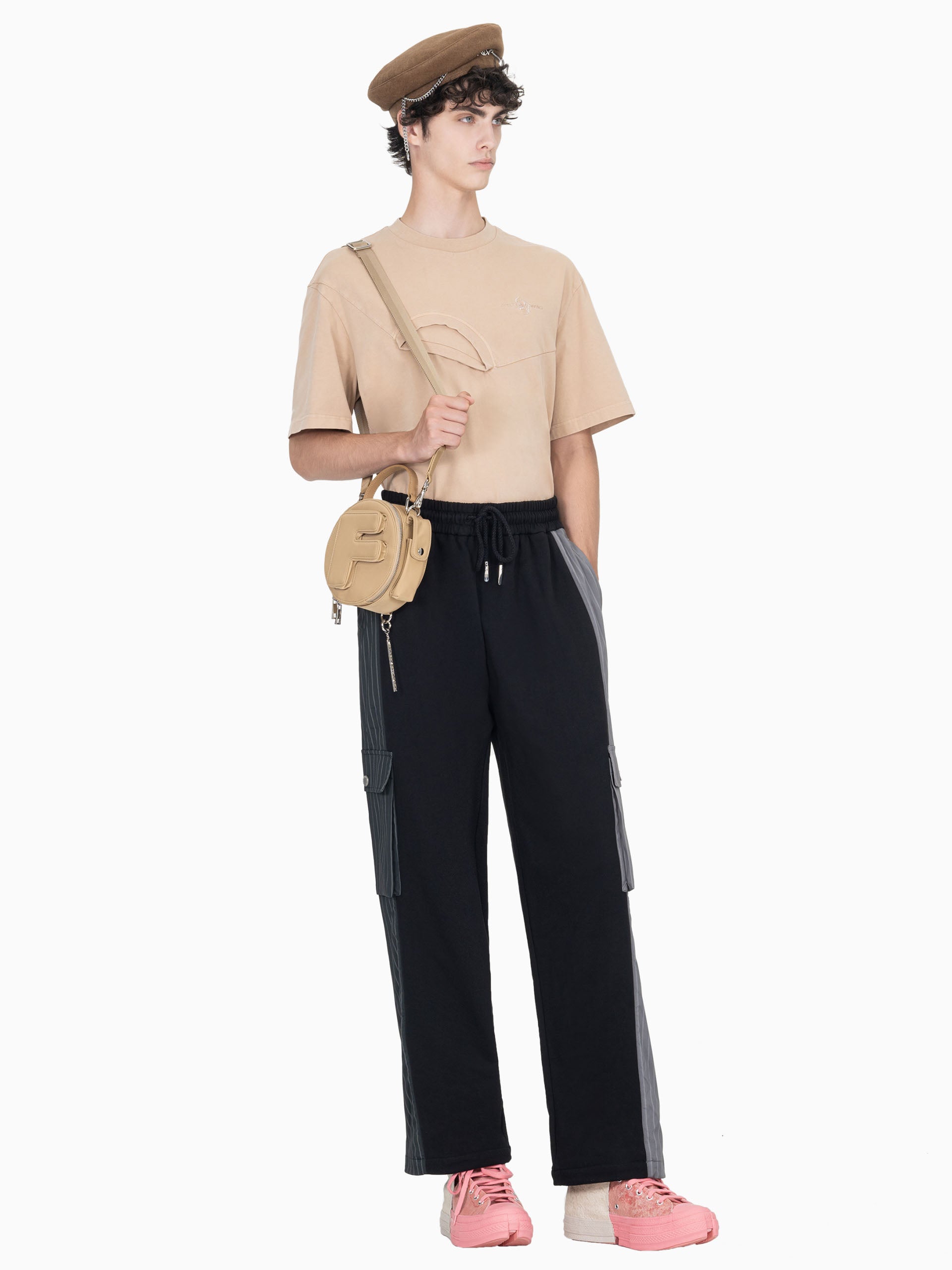 CONTRAST POCKET SWEATPANTS