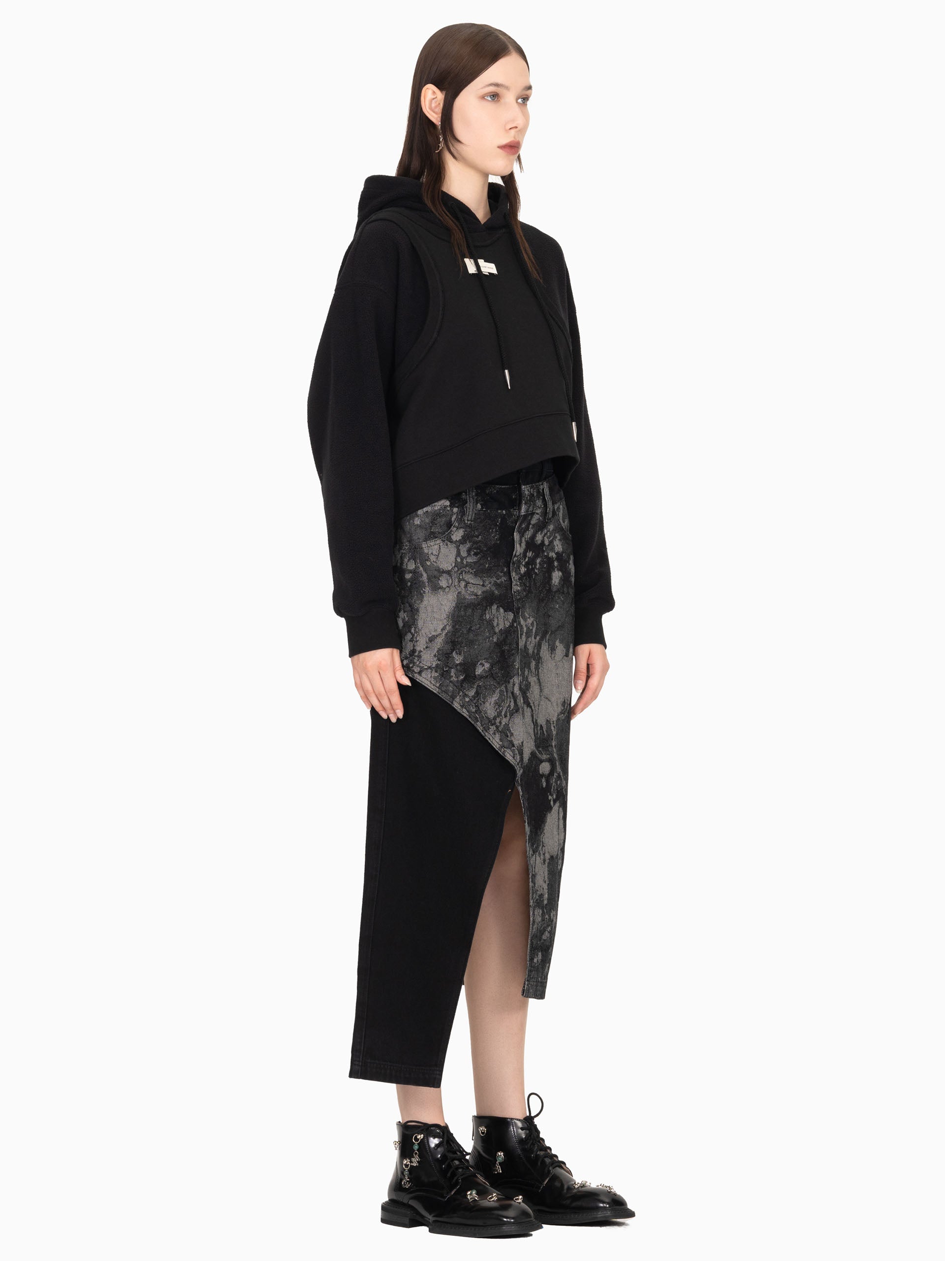 DOUBLE PANEL SHERPA HOODIE