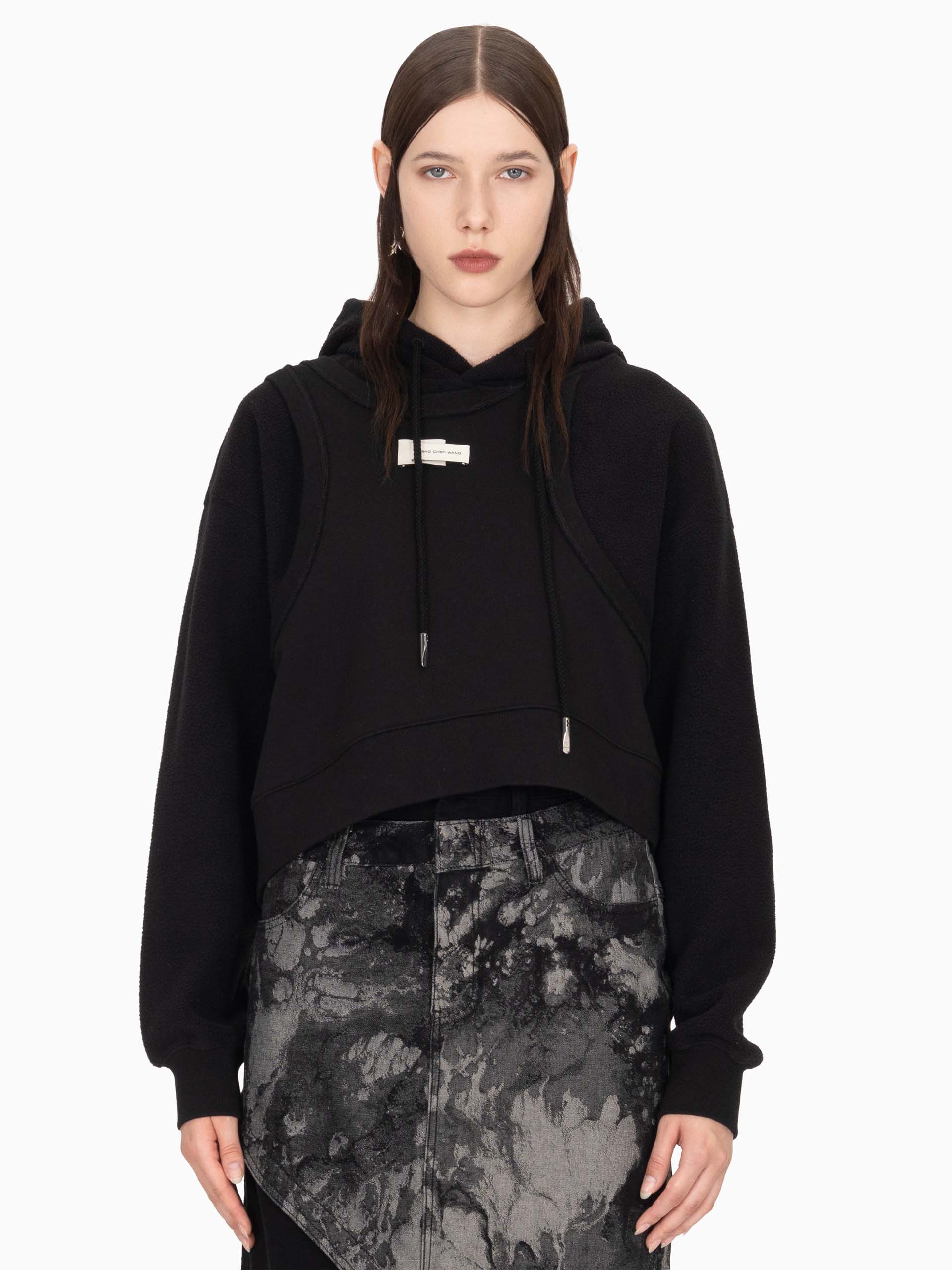 DOUBLE PANEL SHERPA HOODIE