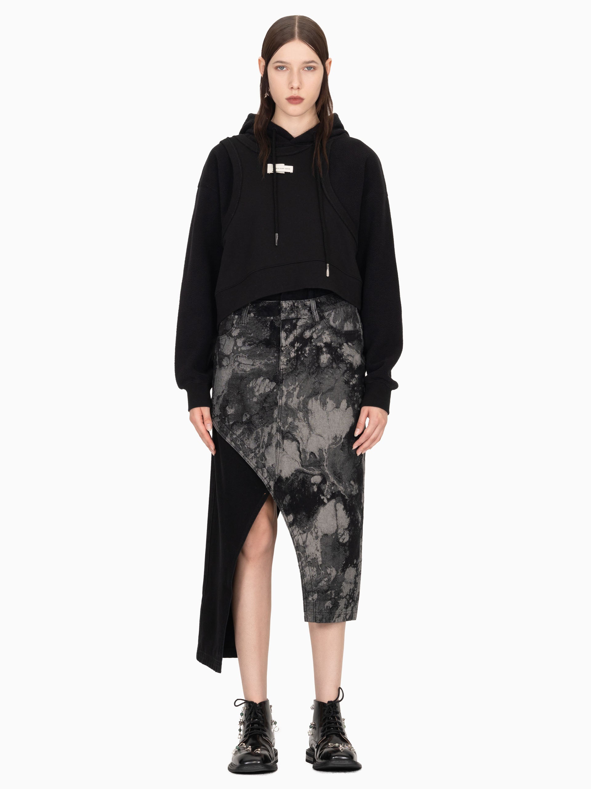 DOUBLE PANEL SHERPA HOODIE