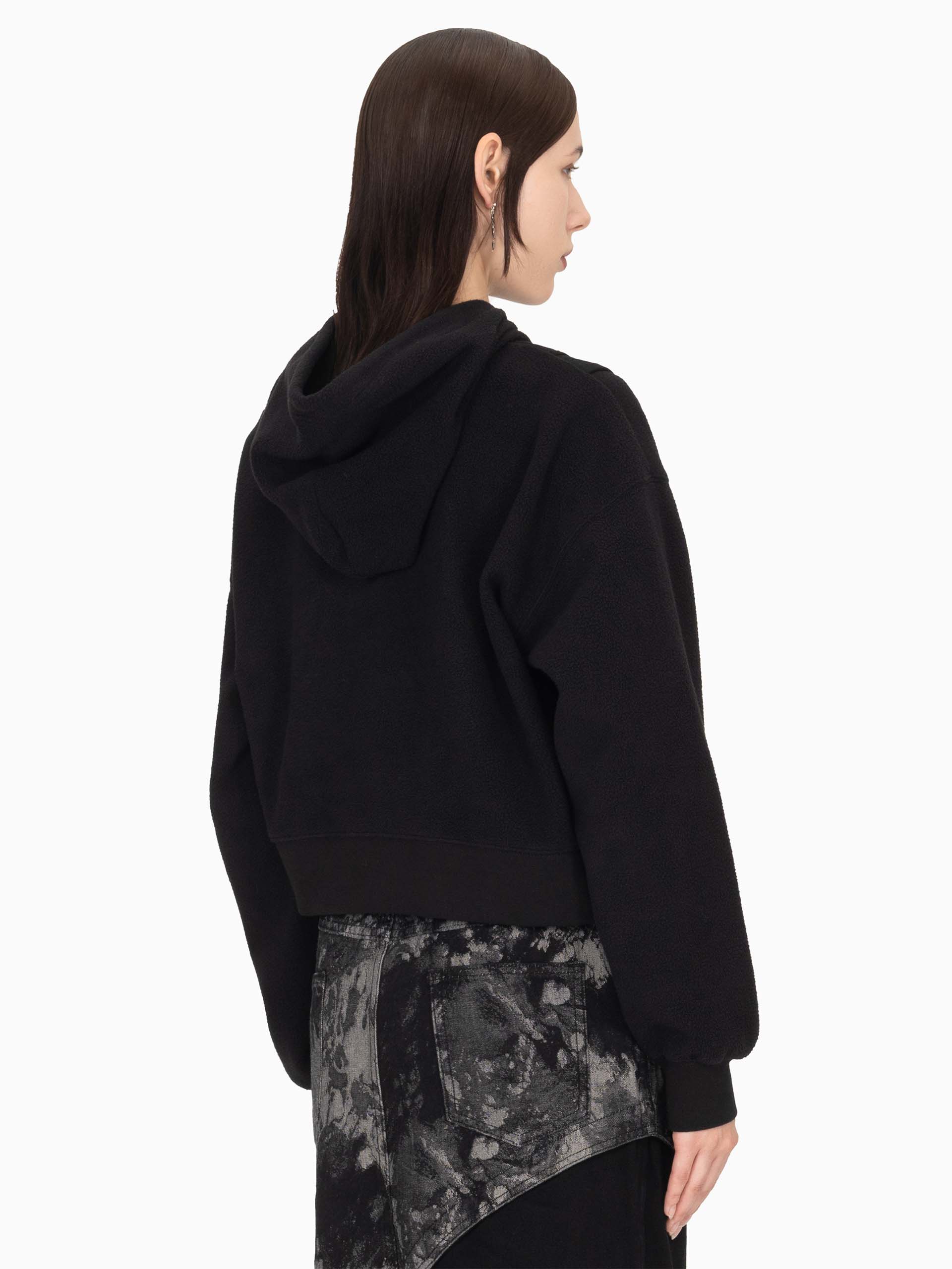 DOUBLE PANEL SHERPA HOODIE