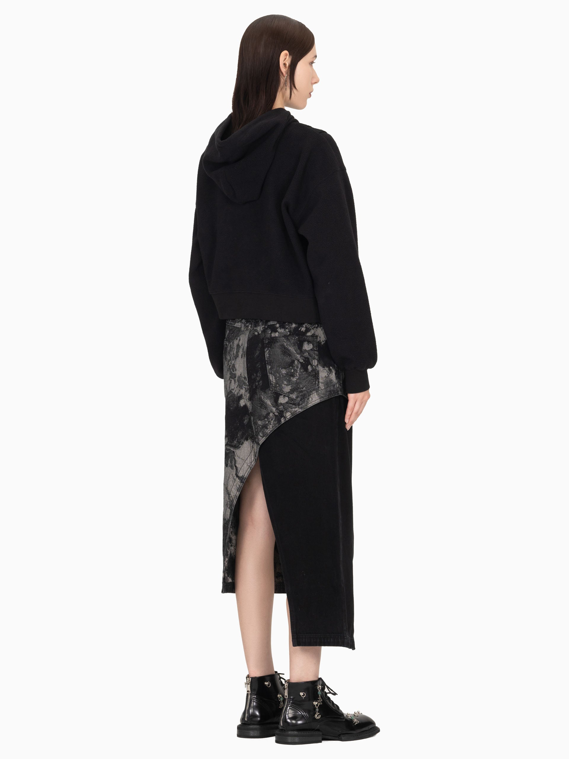 DOUBLE PANEL SHERPA HOODIE