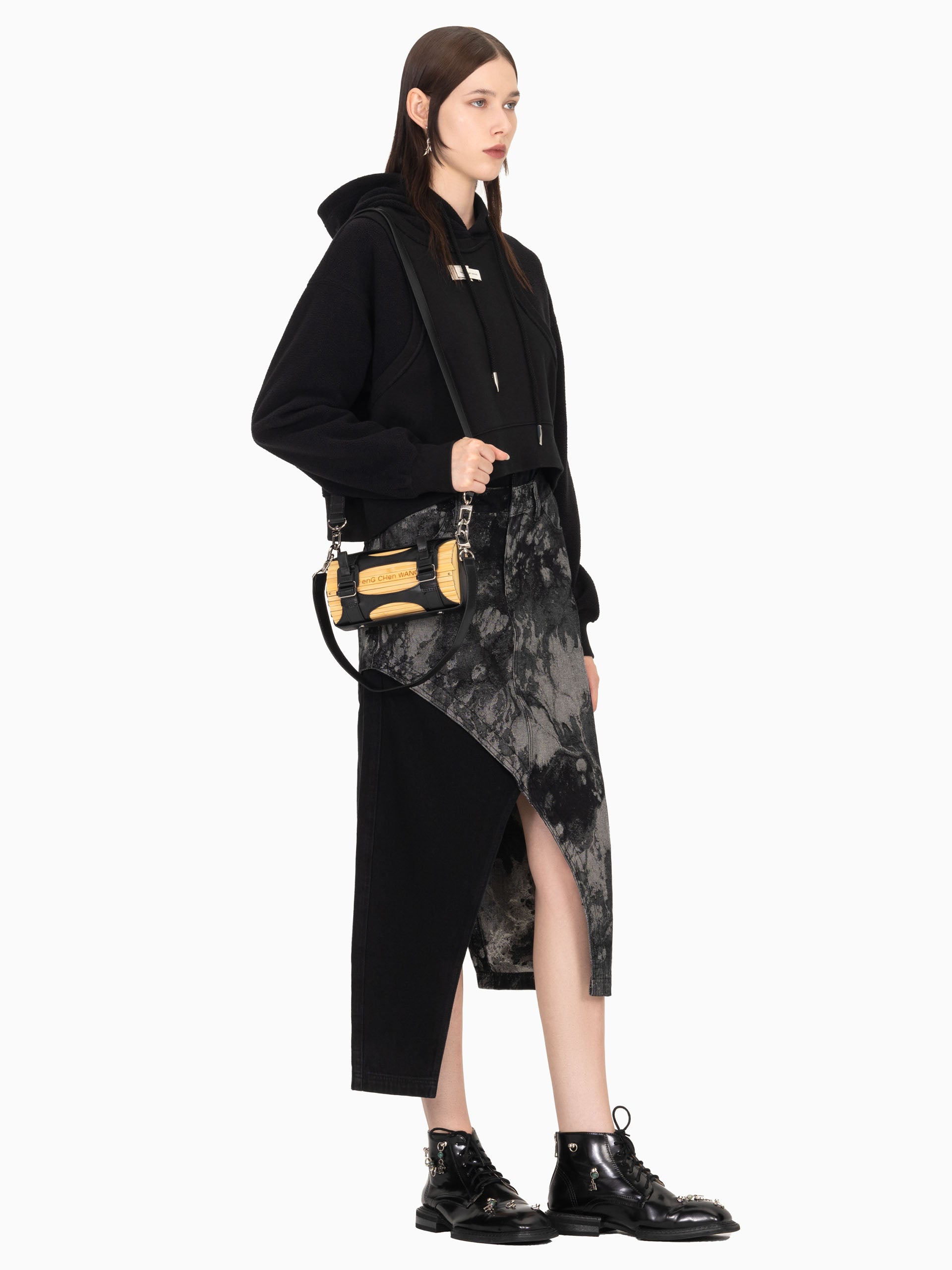 DOUBLE PANEL SHERPA HOODIE