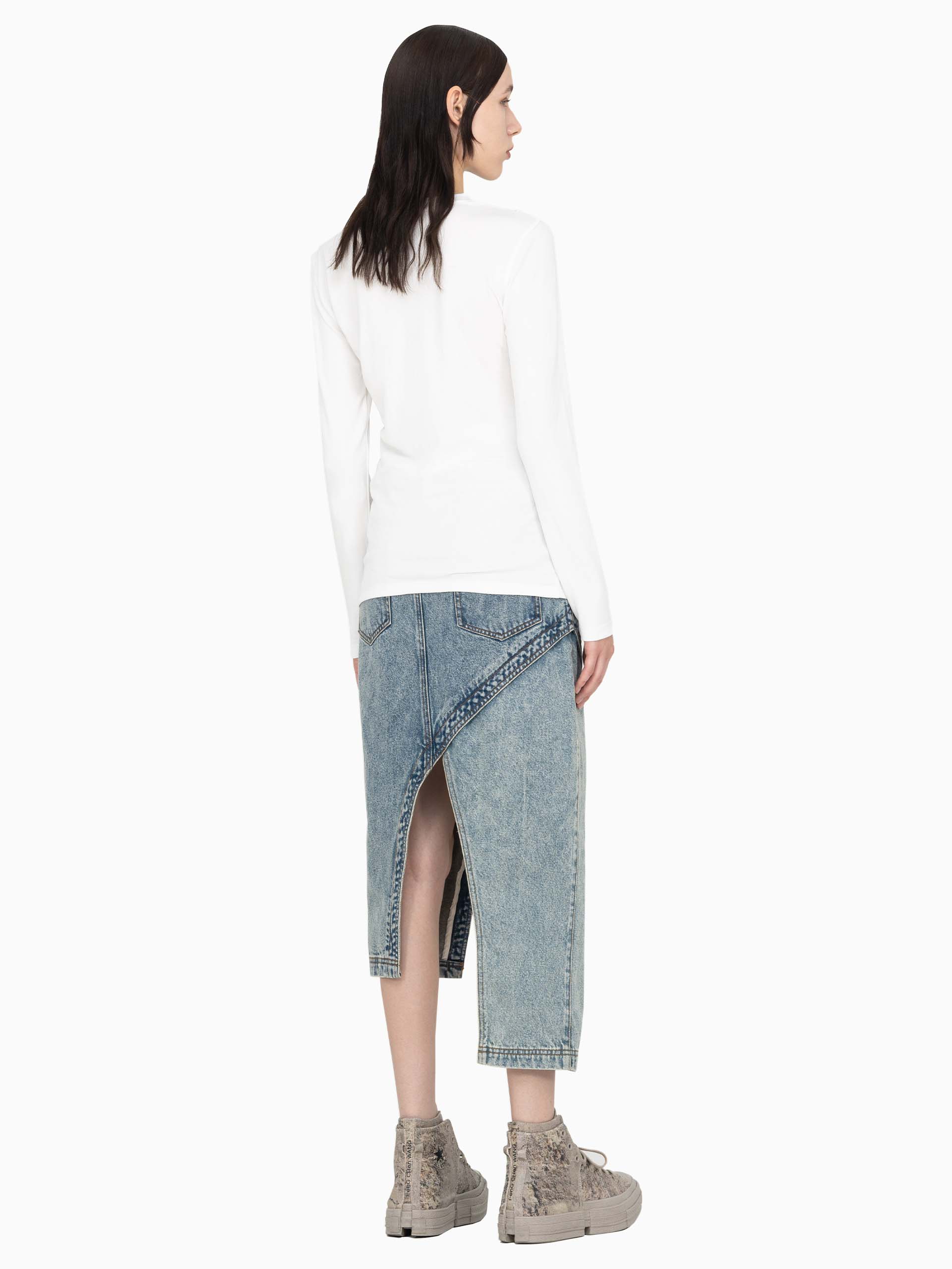 DOUBLE PANEL LONG SLEEVE T-SHIRT