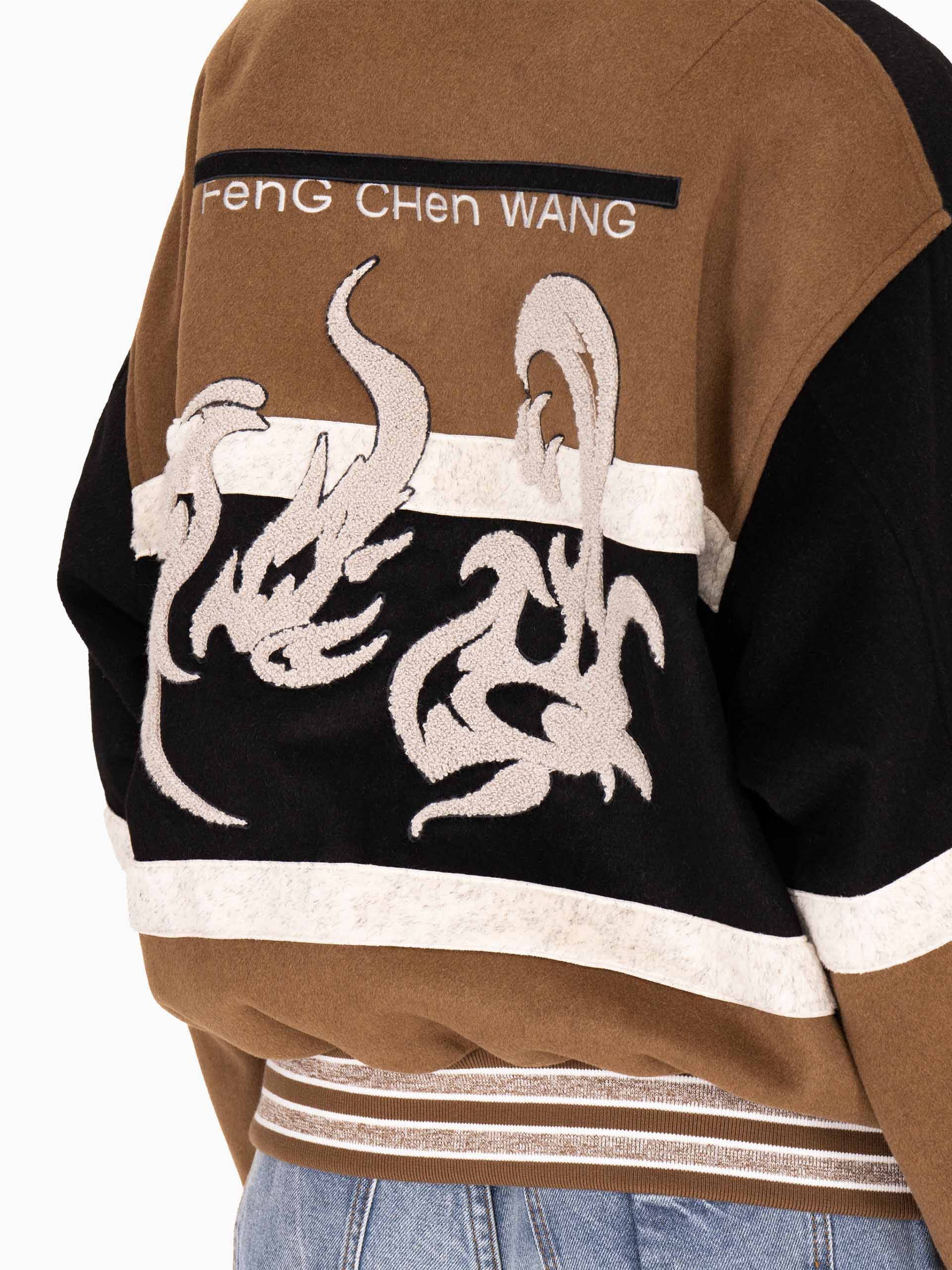 PHOENIX EMBROIDERED BOMBER JACKET