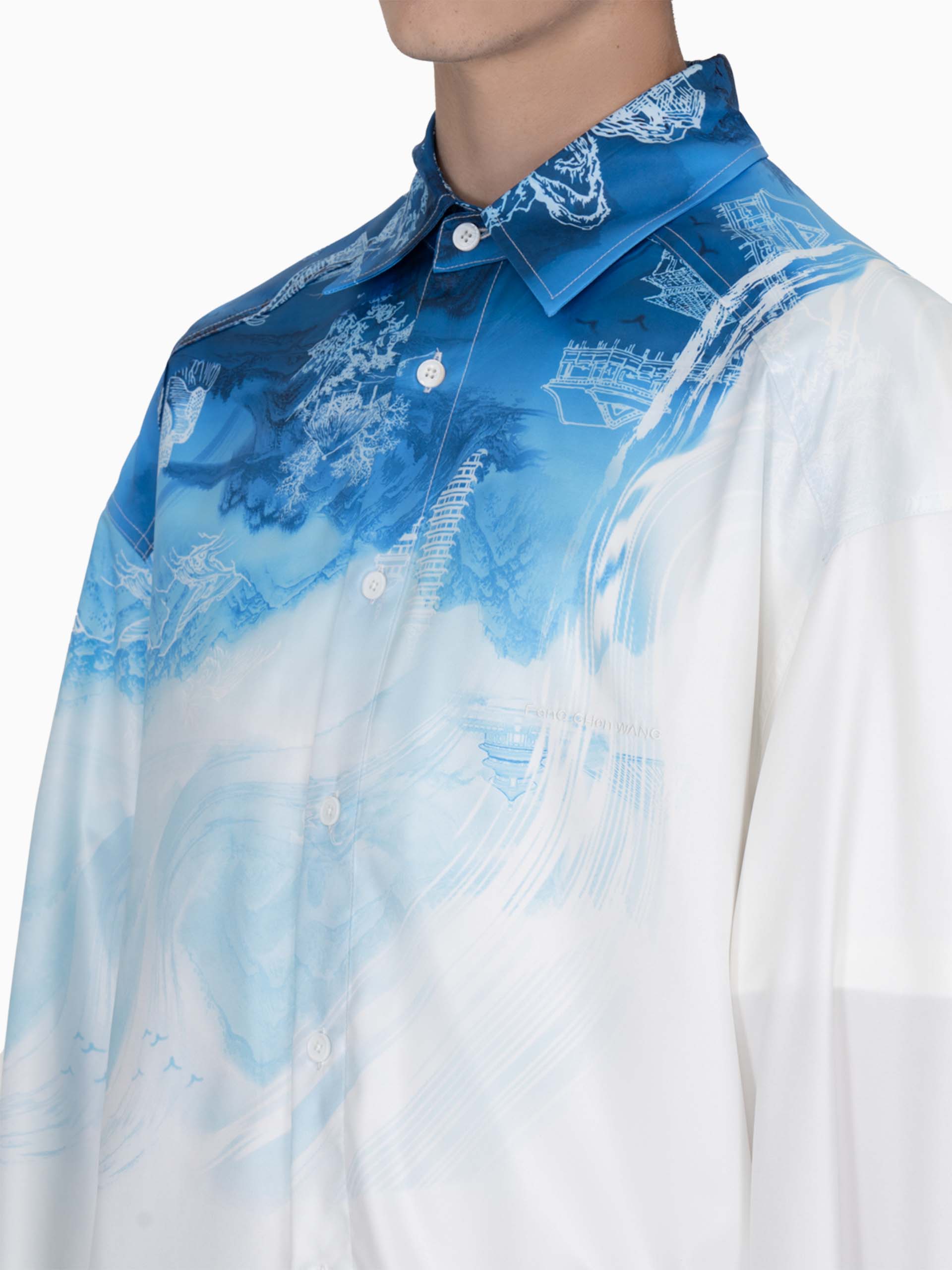 CHINESE PAINTING PRINT SHIRT