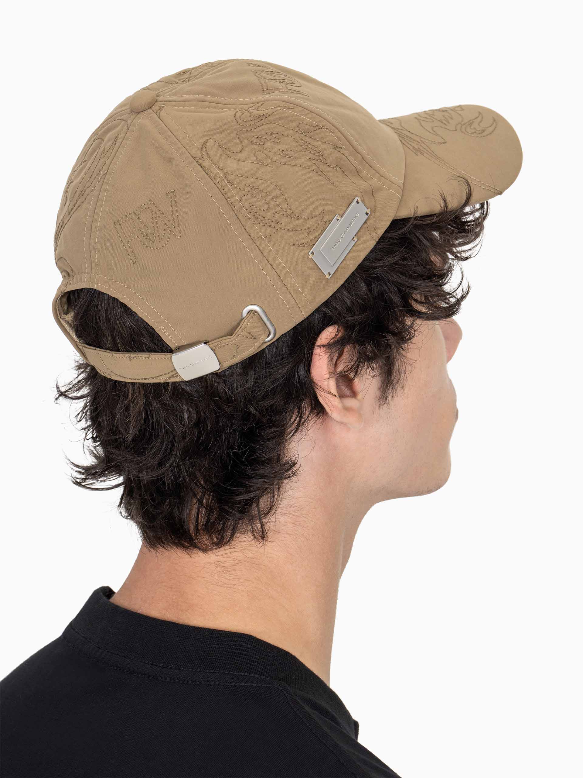 QUILTED BASEBALL CAP