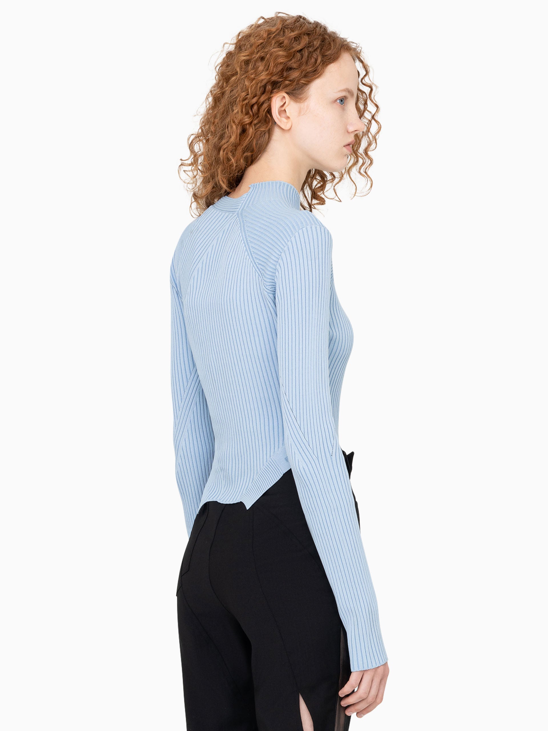 KNIT LONG SLEEVE TOP