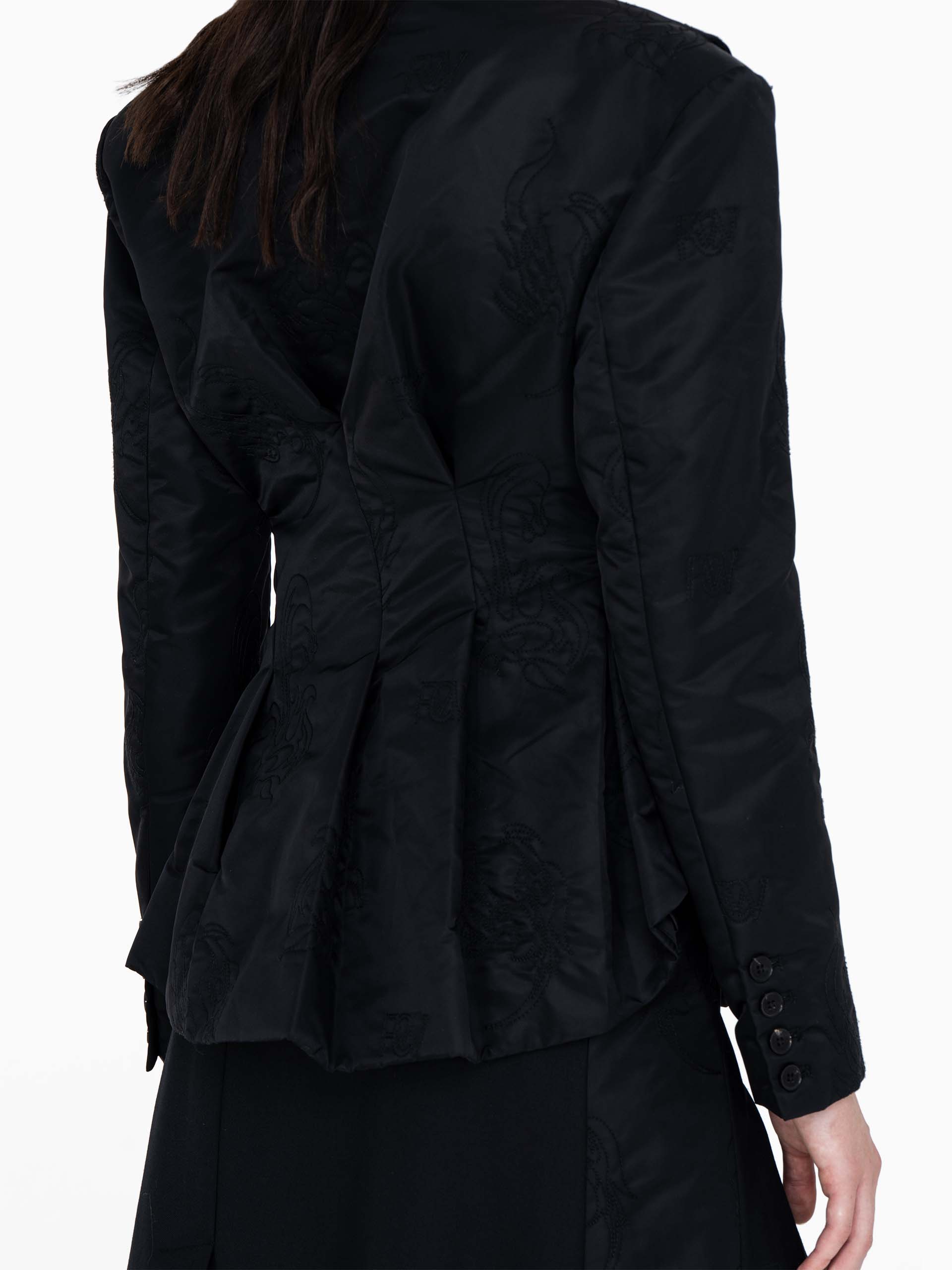 PHOENIX QUILTED PLEATED SUIT