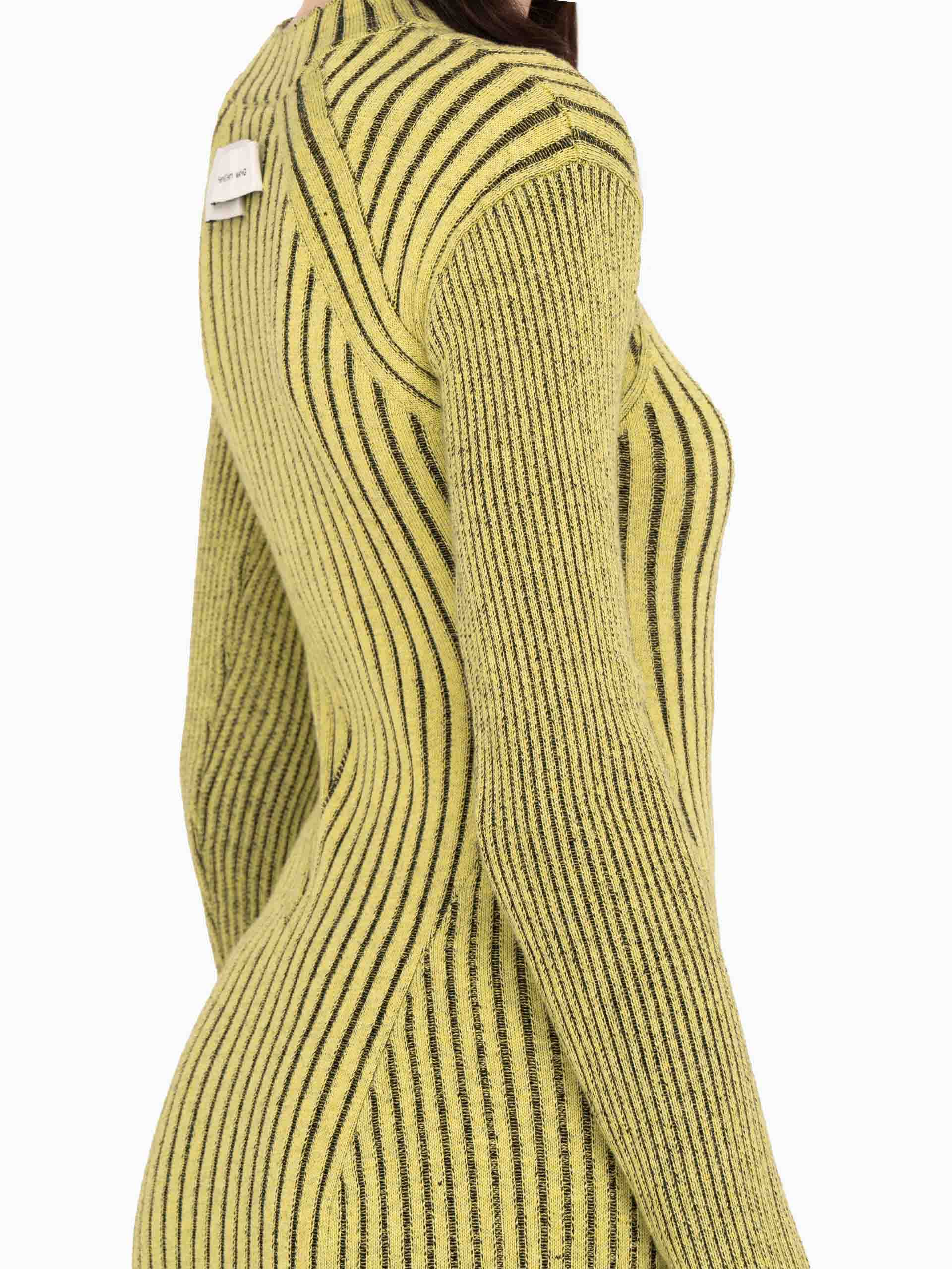 PANELLED KNITTED LONG DRESS